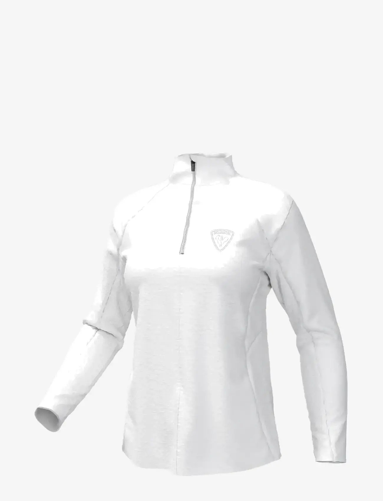 ROSSIGNOL - W CLASSIQUE 1/2 ZIP - fleecejacken - white - 0