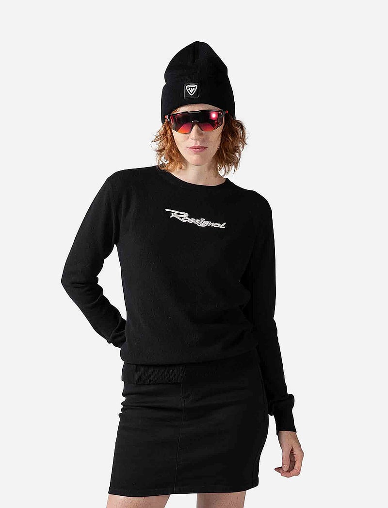 ROSSIGNOL - W SIGNATURE ROSSIGNOL KNIT - sweatshirts - black - 0