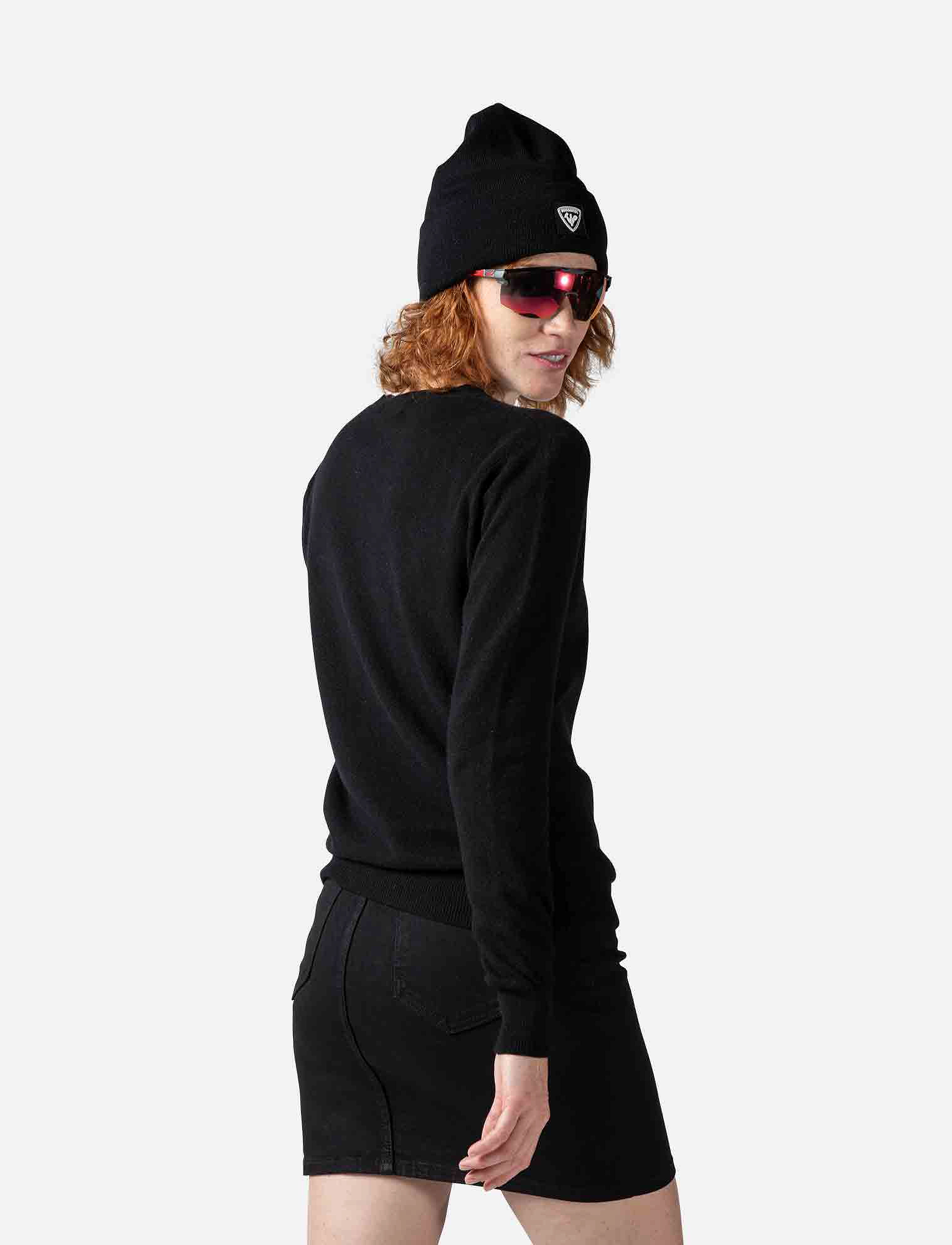 ROSSIGNOL - W SIGNATURE ROSSIGNOL KNIT - strik - black - 4