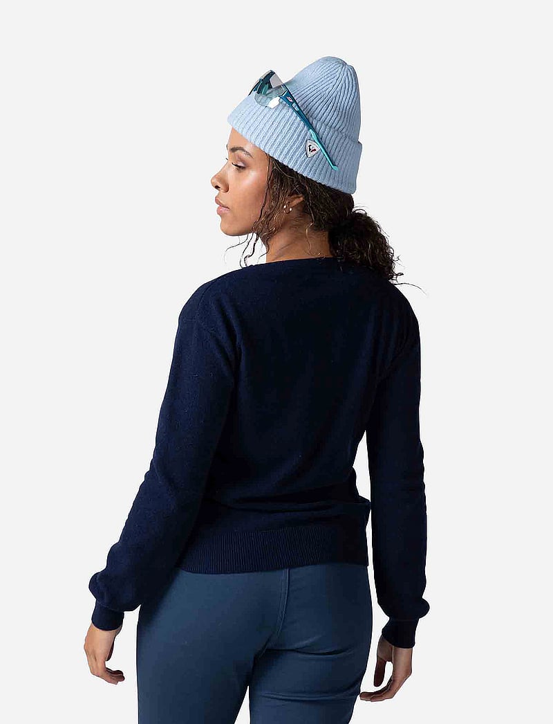 ROSSIGNOL - W SIGNATURE ROSSIGNOL KNIT - sweatshirts - dark navy - 4