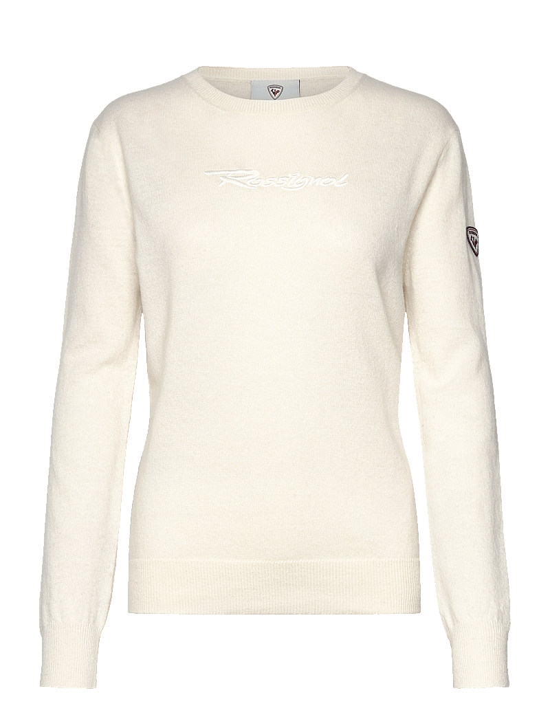 ROSSIGNOL - W SIGNATURE ROSSIGNOL KNIT - sweatshirts - white - 1