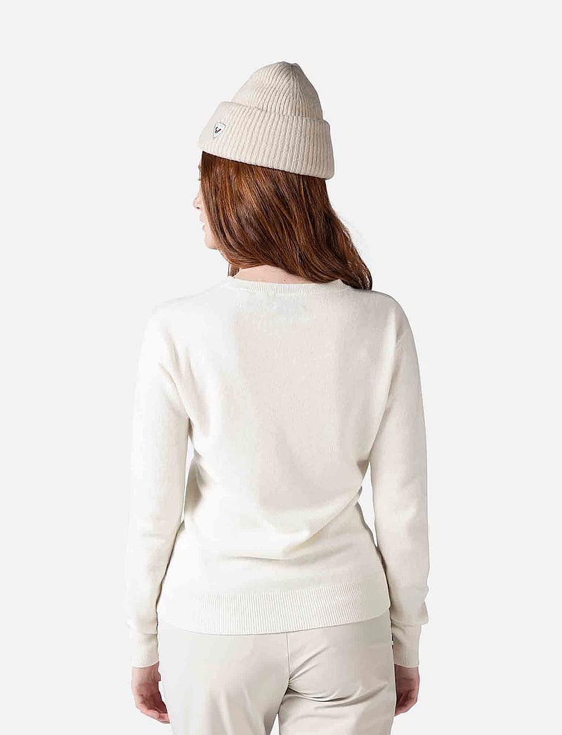 ROSSIGNOL - W SIGNATURE ROSSIGNOL KNIT - sweatshirts - white - 4