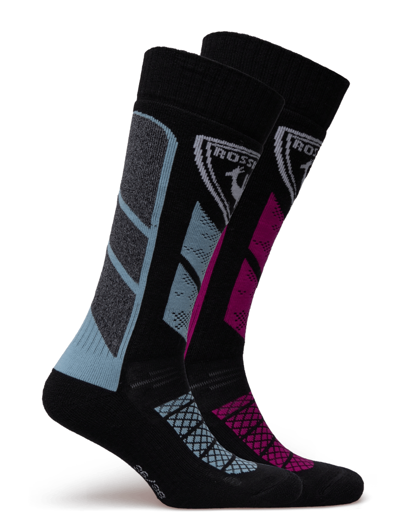 ROSSIGNOL - W THERMOTECH 2P - strümpfe - black - 2