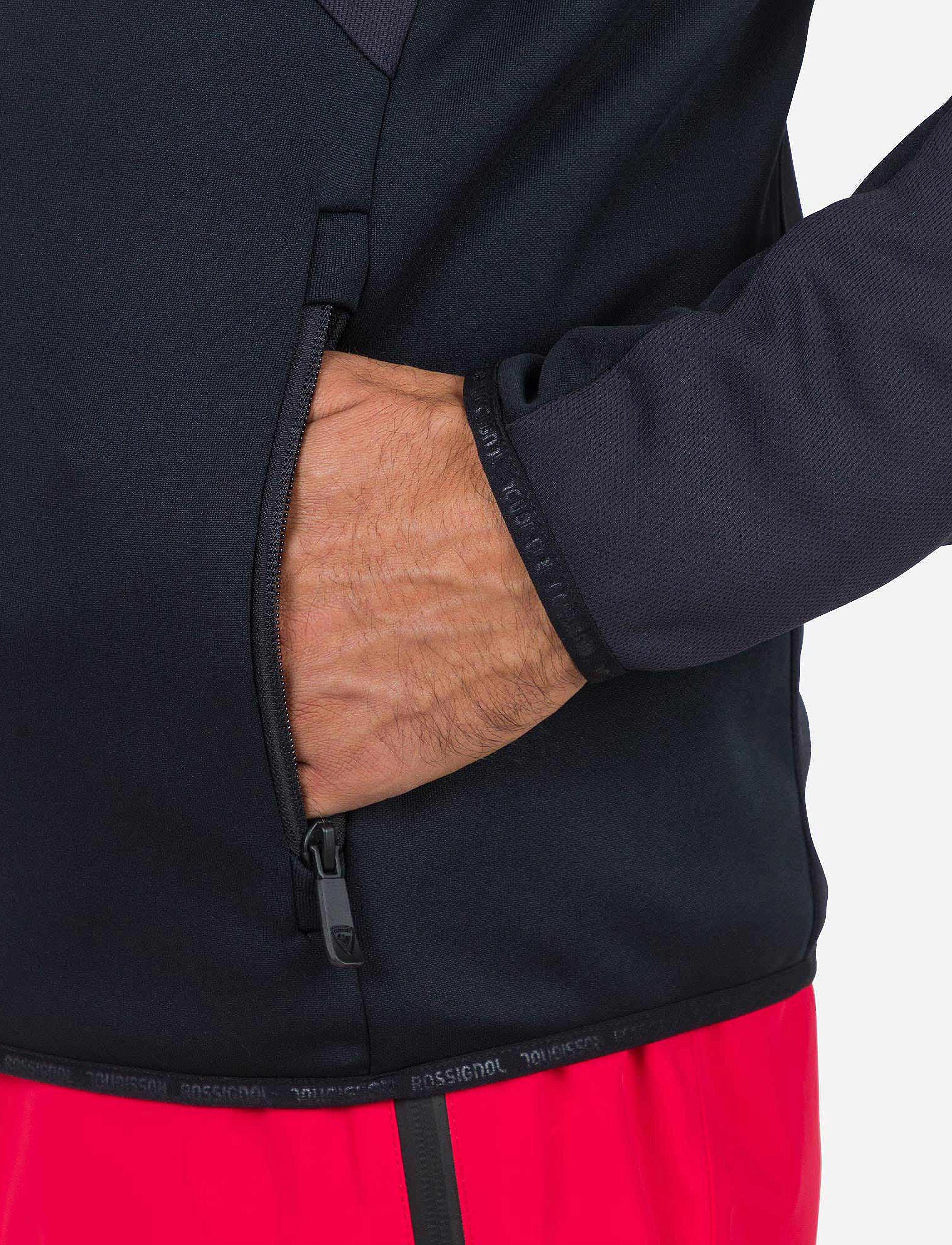 ROSSIGNOL STRAWPILE FLEECE FZ - Teddy-Pullover - BLACK / black