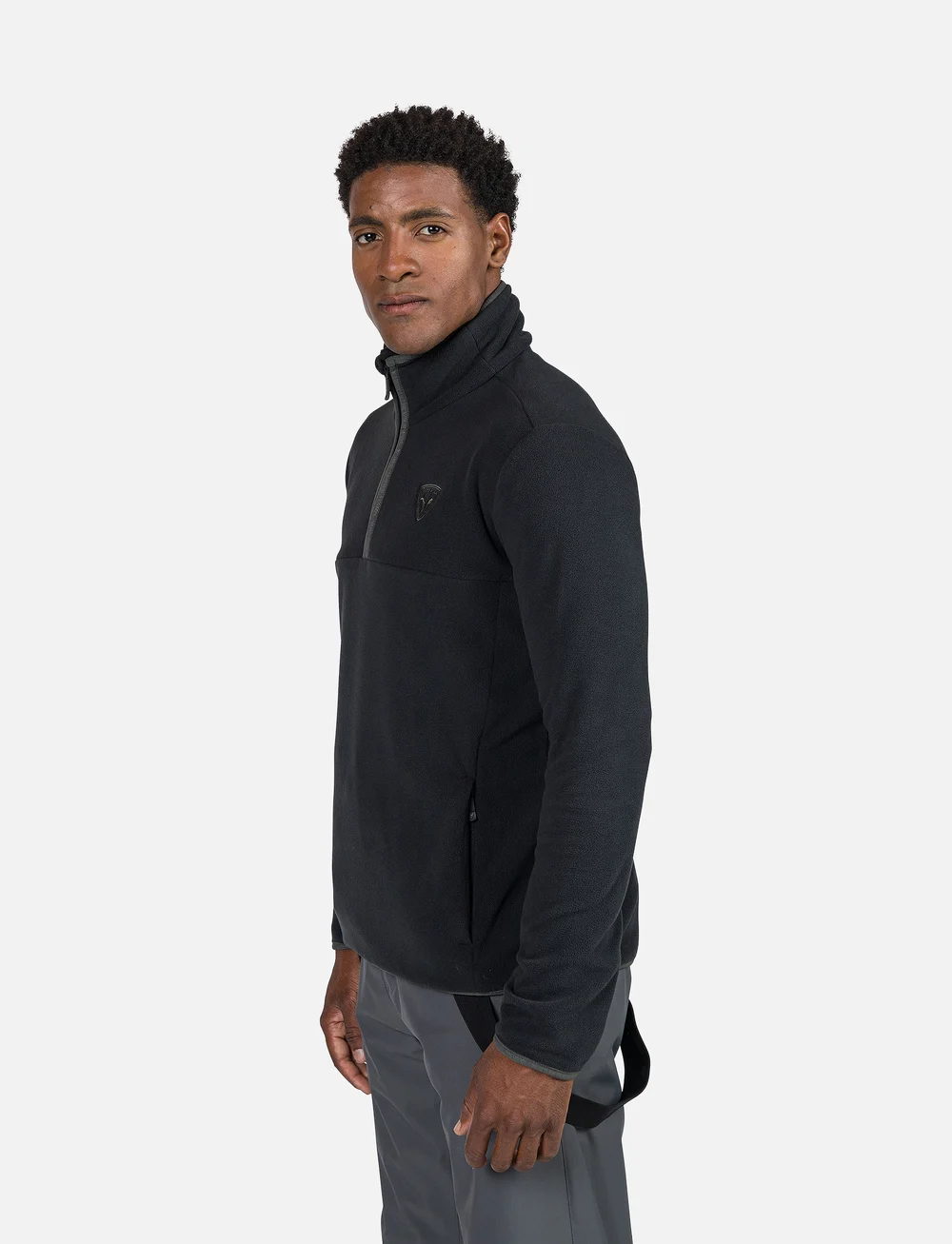 ROSSIGNOL - STRAWPILE FLEECE HZ - fleece & midlayer - black - 4