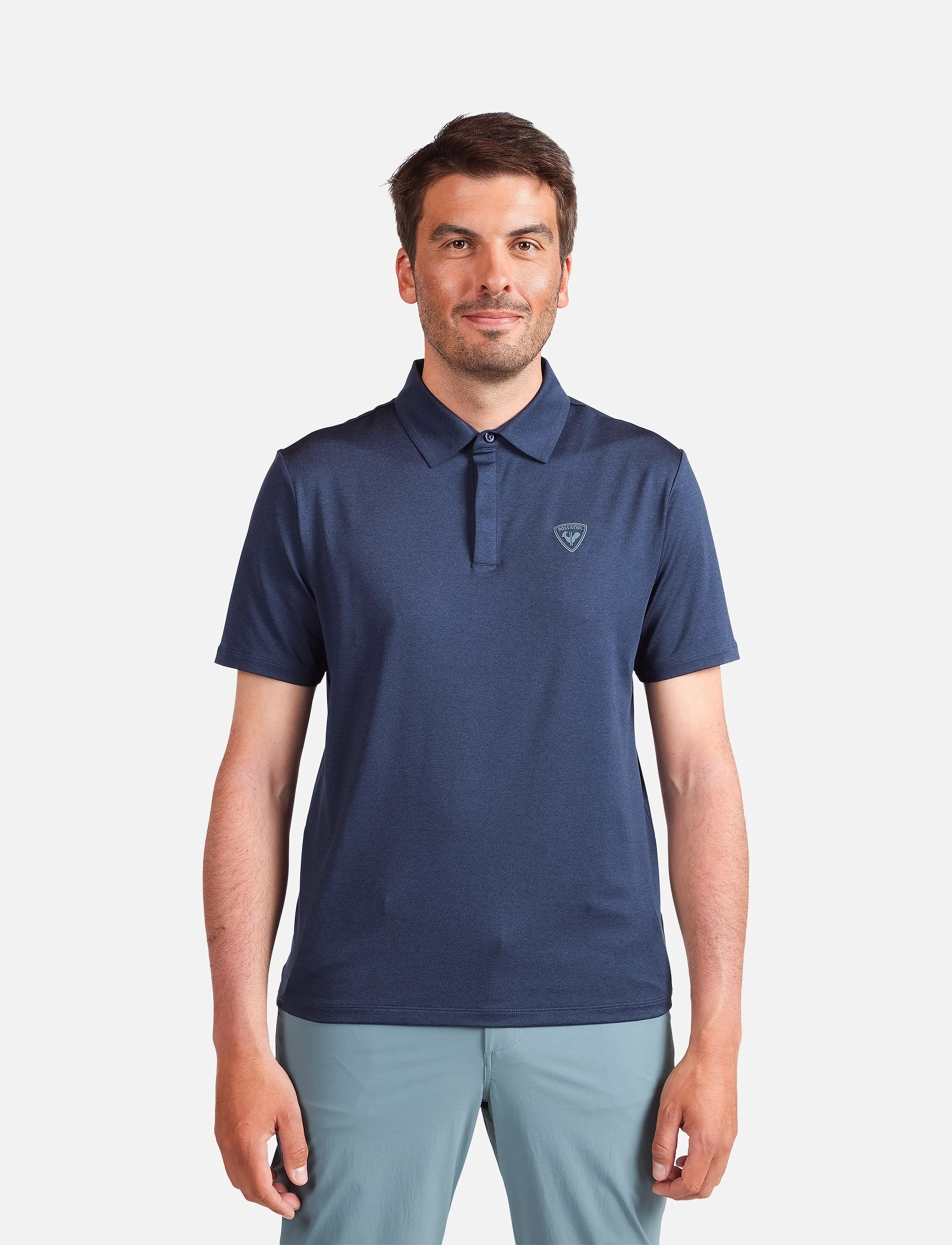 ROSSIGNOL Cloudrest Polo, S, Navy, Sport Polos > Sport Short-sleeved Polos, Herre