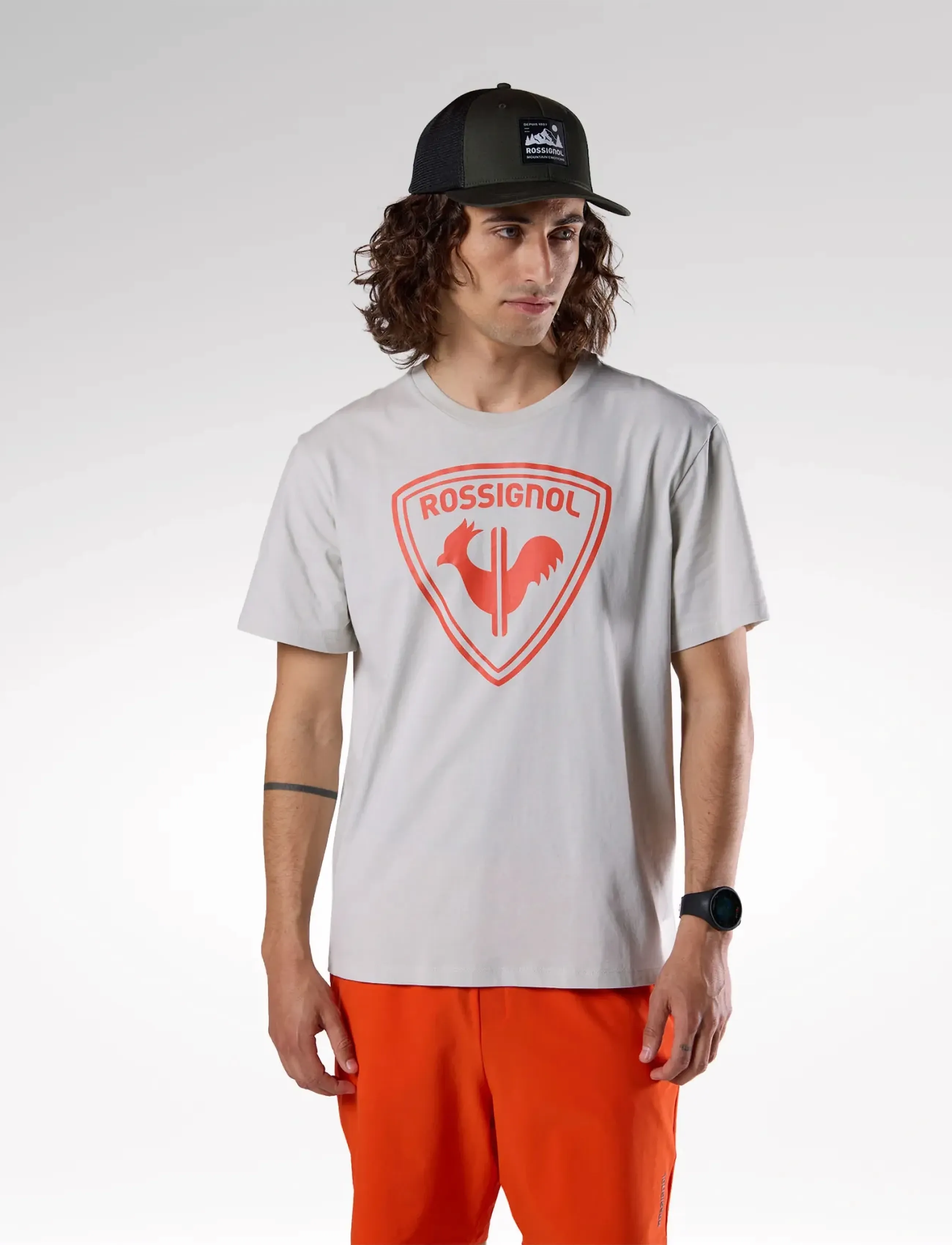 ROSSIGNOL Cliffside Tee, M, Grey, Sport Overdele > Sport T-shirts, Herre