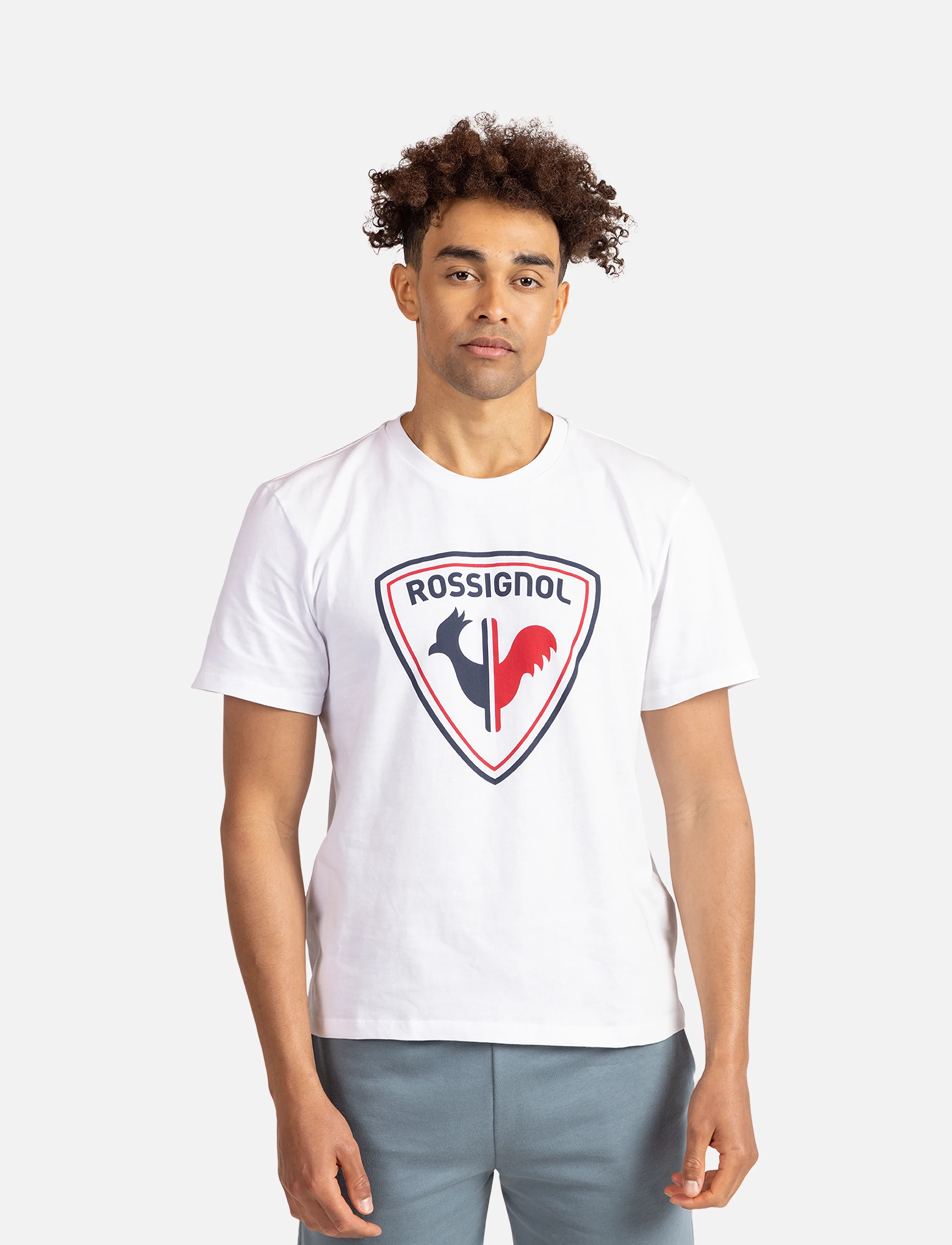 ROSSIGNOL Cliffside Tee, M, White, Sport Overdele > Sport T-shirts, Herre