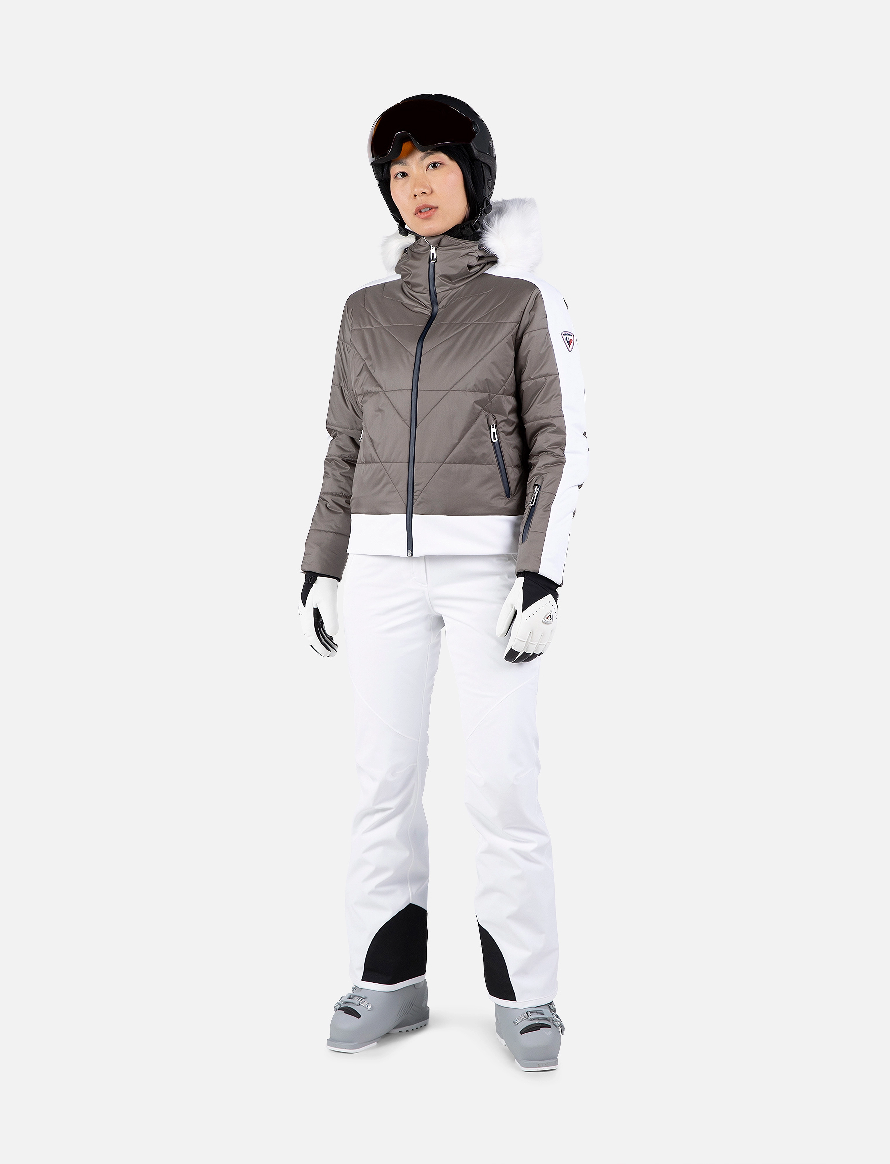 ROSSIGNOL - W VENTINA BOMBER Jacket - silver - 3