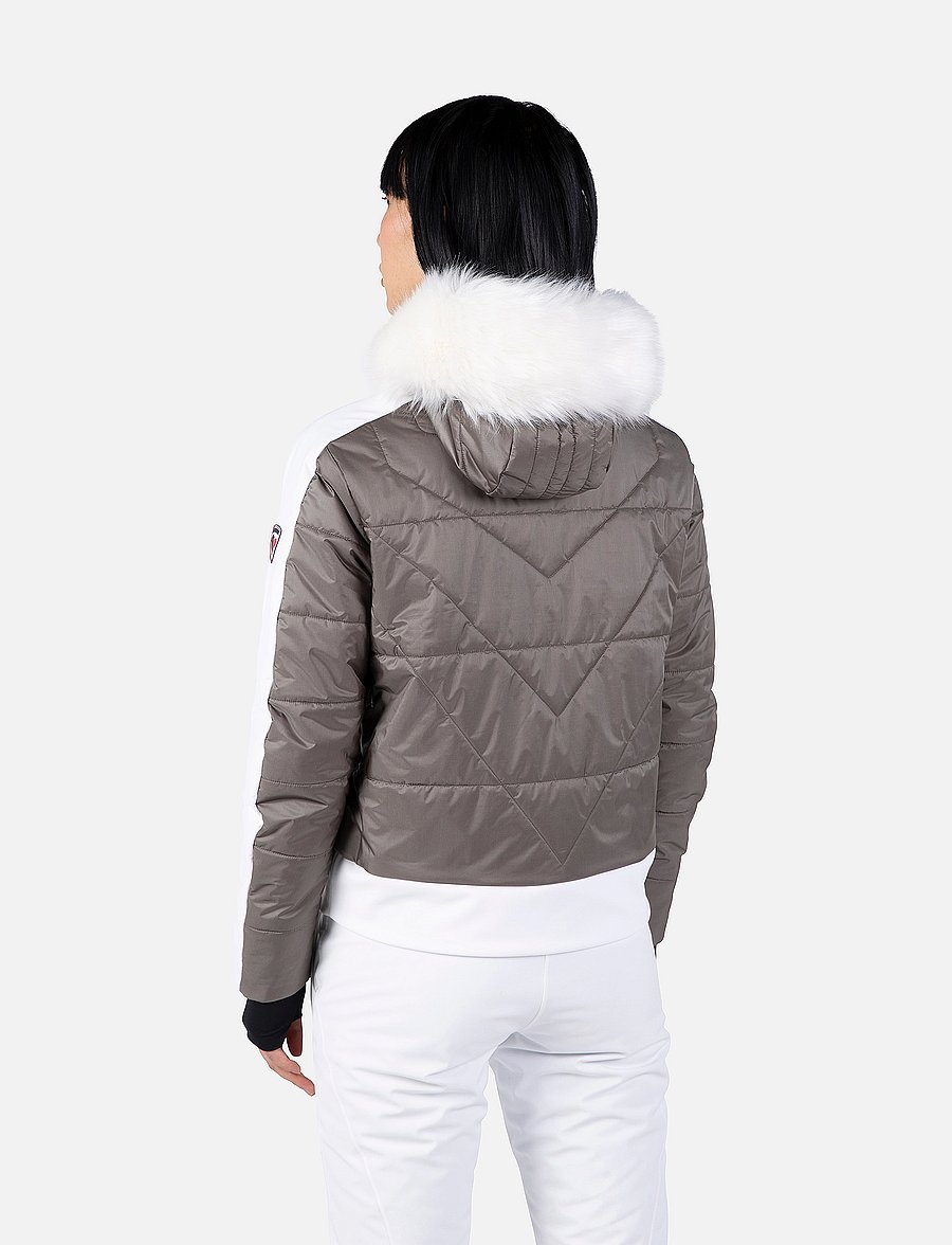 ROSSIGNOL - W VENTINA BOMBER Jacket - silver - 4