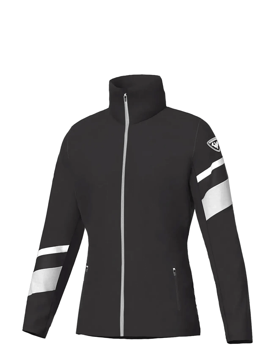 ROSSIGNOL - W STRAWPILE FLEECE FZ - overdele - black - 1