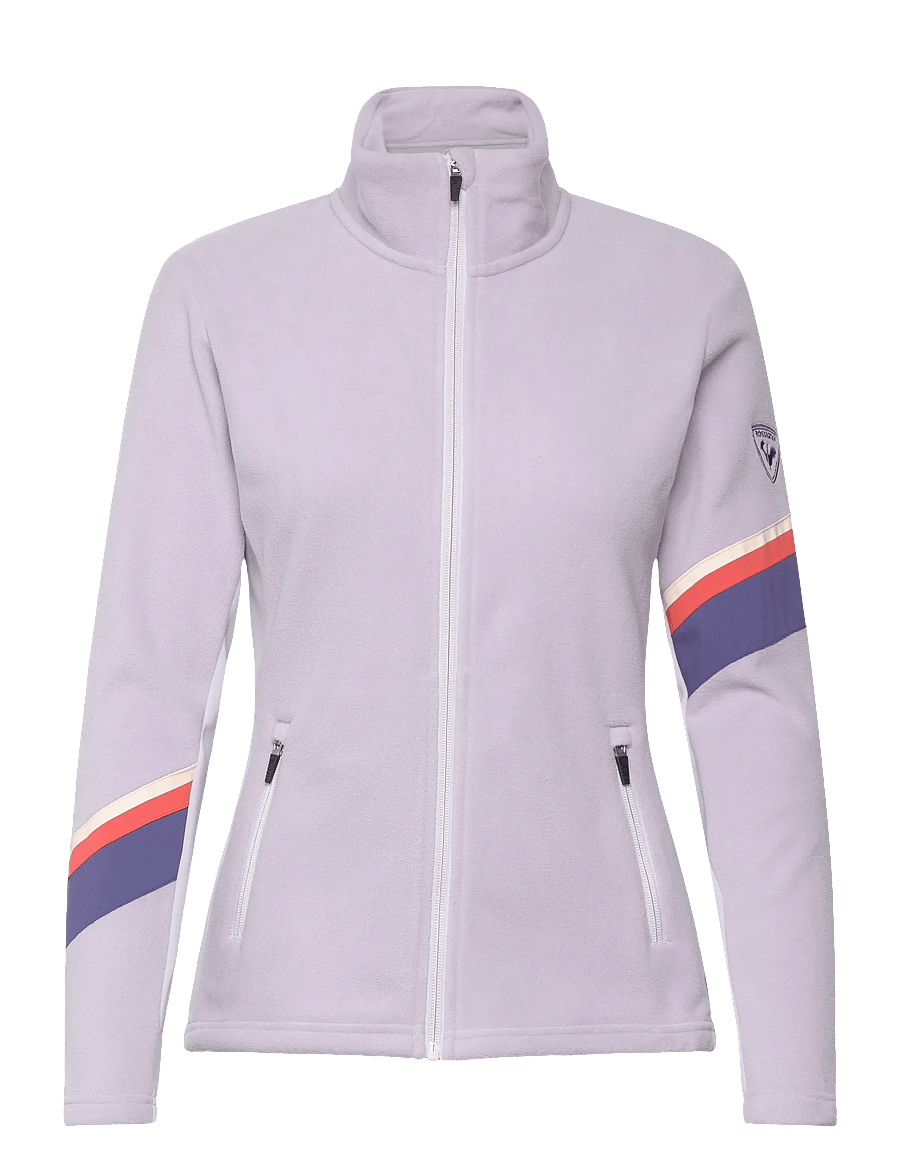 ROSSIGNOL - W STRAWPILE FLEECE FZ - viršutinės dalies drabužiai - galactic lilac - 1