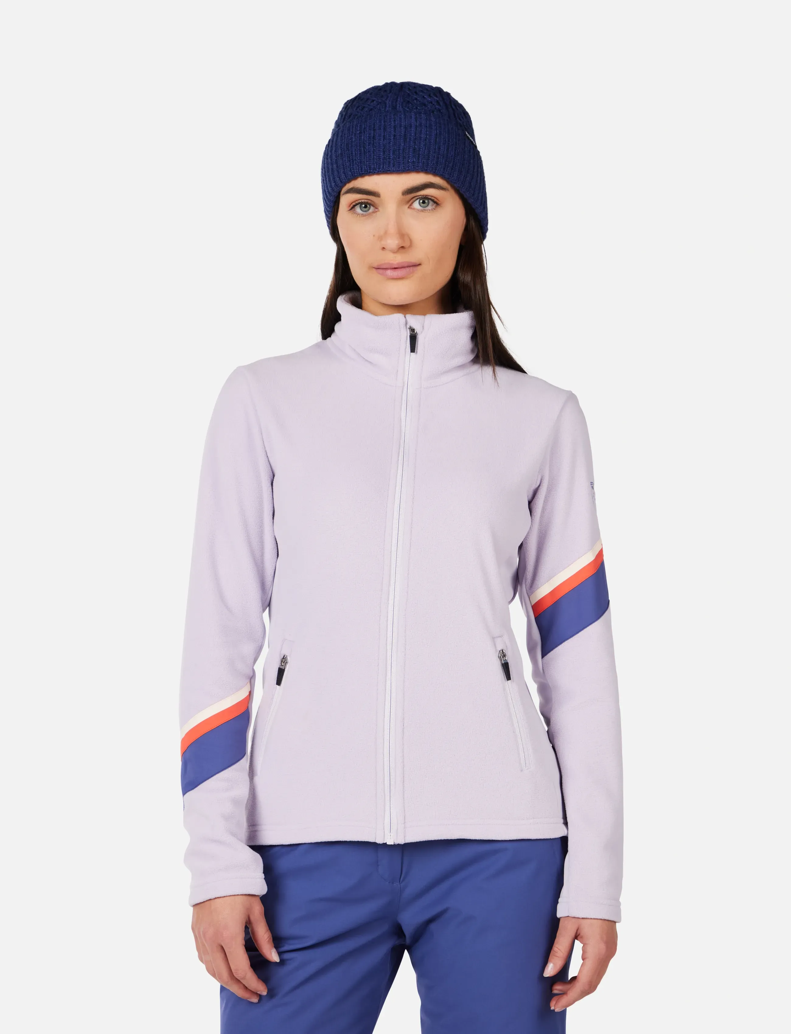ROSSIGNOL W Strawpile Fleece Fz, XS, Purple, Sport Clothing > Sport Fleeces & Midlayers, Dame
