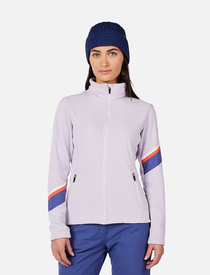 ROSSIGNOL - W STRAWPILE FLEECE FZ - fleece & mellanlager - galactic lilac - 0