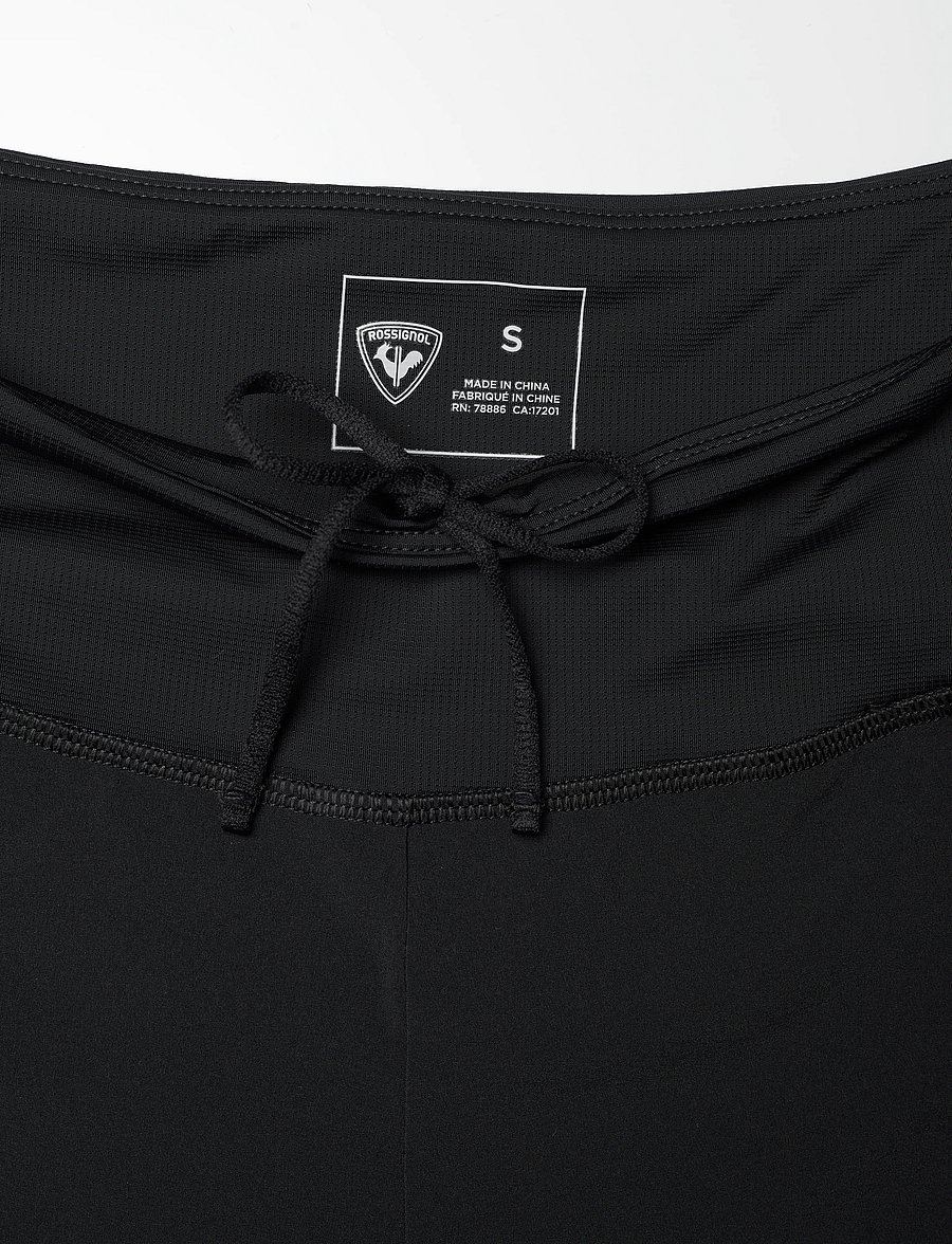 ROSSIGNOL - W SAPA SHORT - løbeshorts - black - 2
