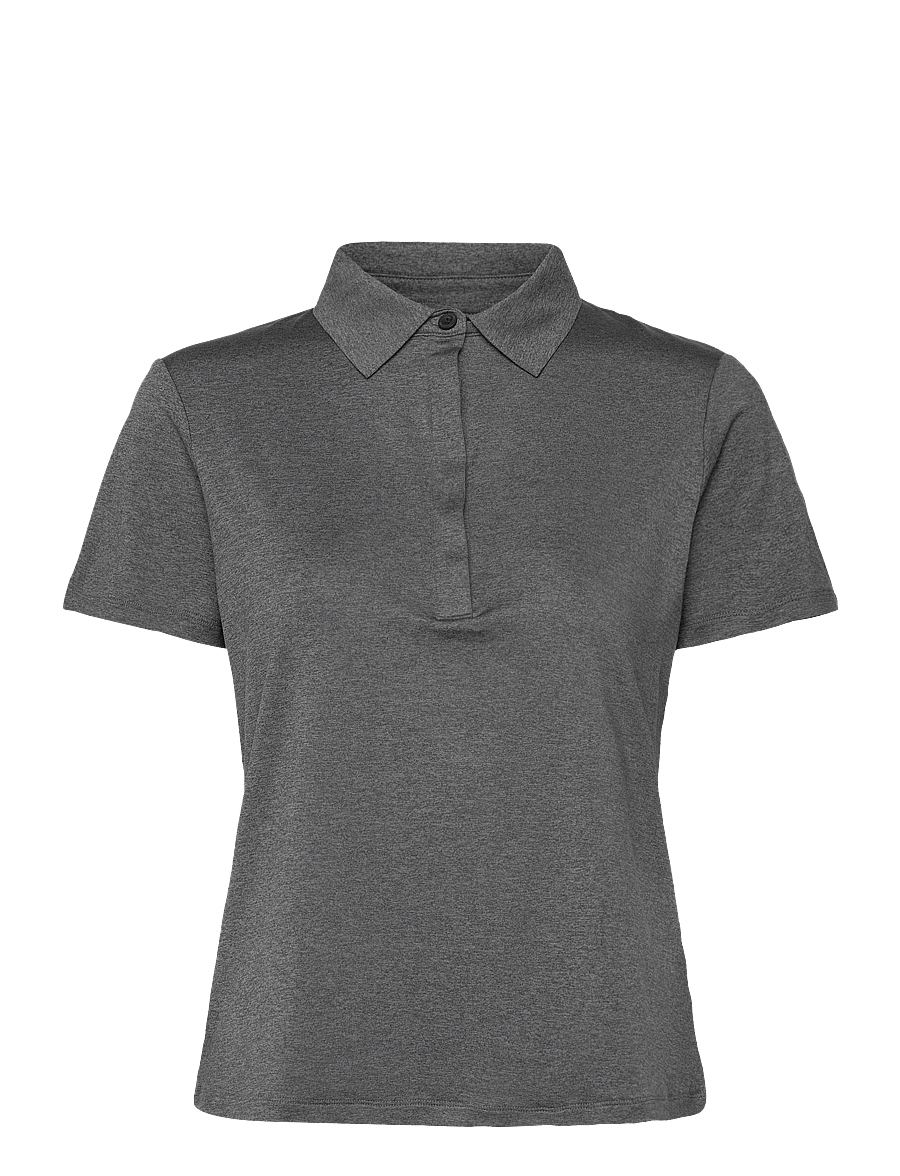 ROSSIGNOL - W CLOUDREST POLO - oberteile & t-shirts - onyx grey - 0