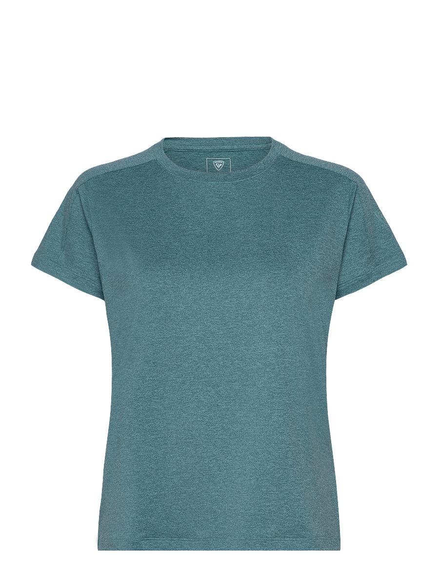 ROSSIGNOL - W CLOUDREST LOOSE TEE - t-shirts - caribbean - 0