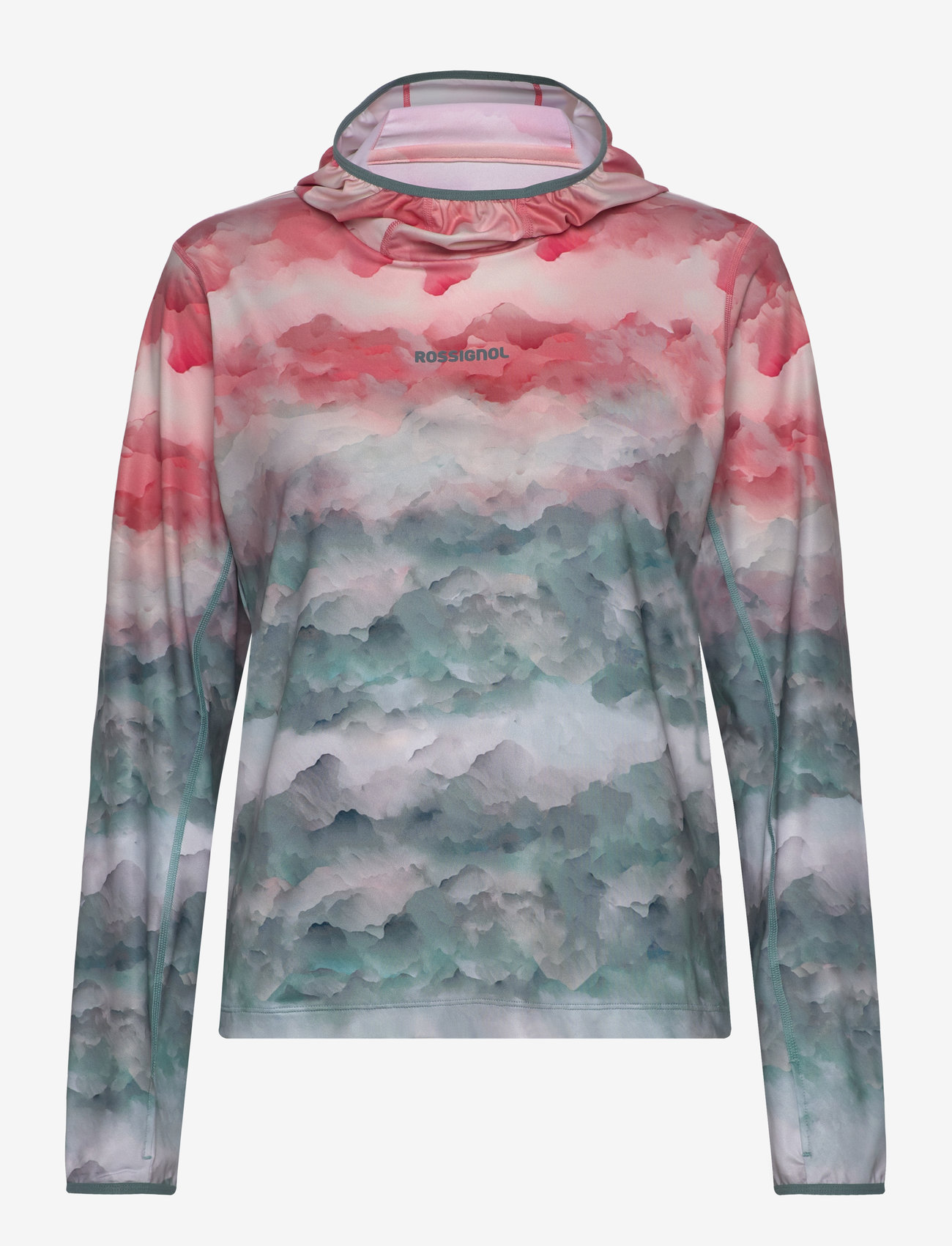 ROSSIGNOL - W WESTWEG SUN HOODIE - huvtröjor - faded mountain - 0