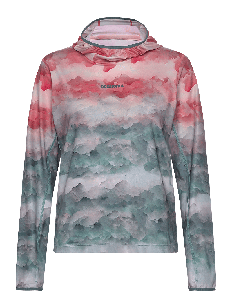 ROSSIGNOL - W WESTWEG SUN HOODIE - huvtröjor - faded mountain - 0