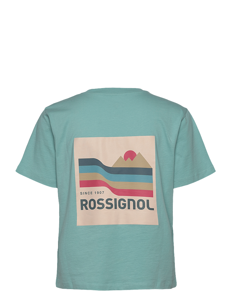 ROSSIGNOL - W WATERFALL TEE - t-shirts - caribbean - 1