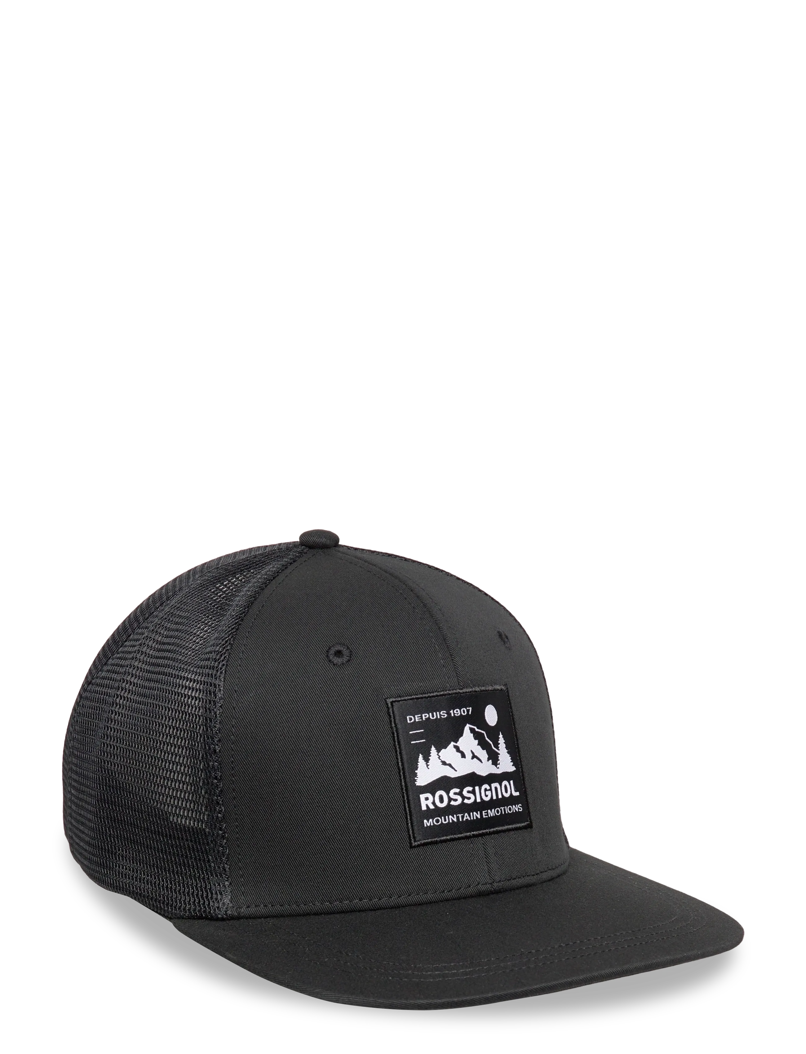 ROSSIGNOL Mid Crown Trucker Cap, Mænd, Trucker Kasket, Sort, Str: ONE SIZE