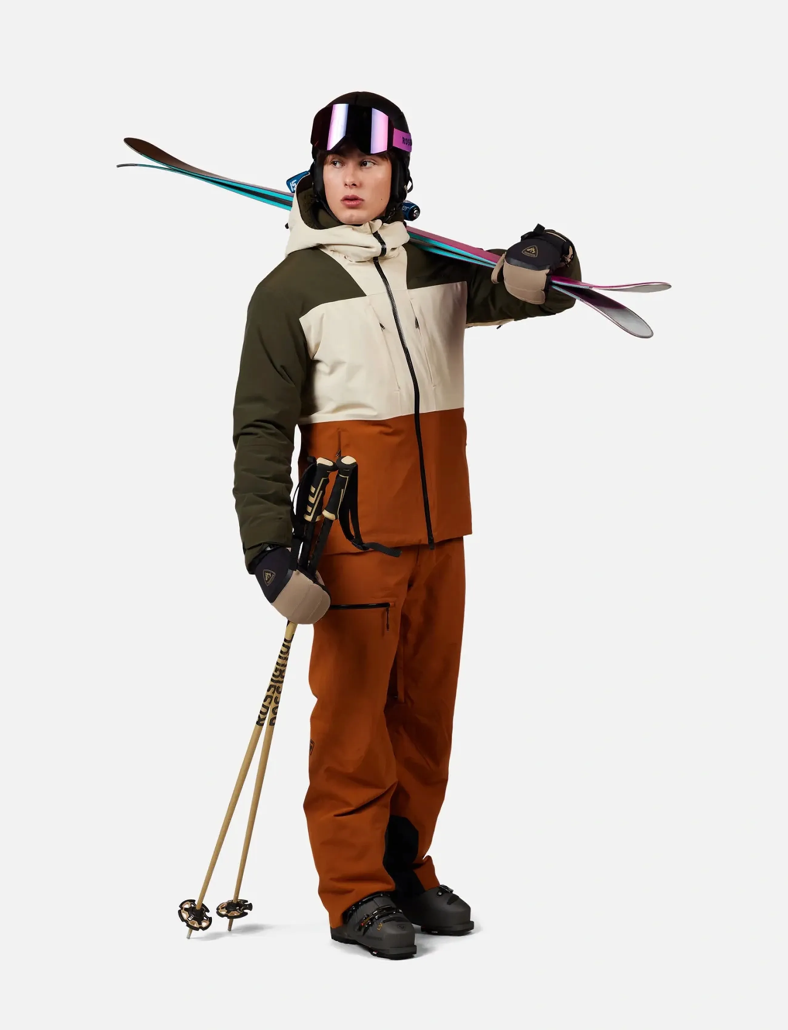 ROSSIGNOL - OUTERLIMITS INSULATED JKT - skijacken - fog - 3