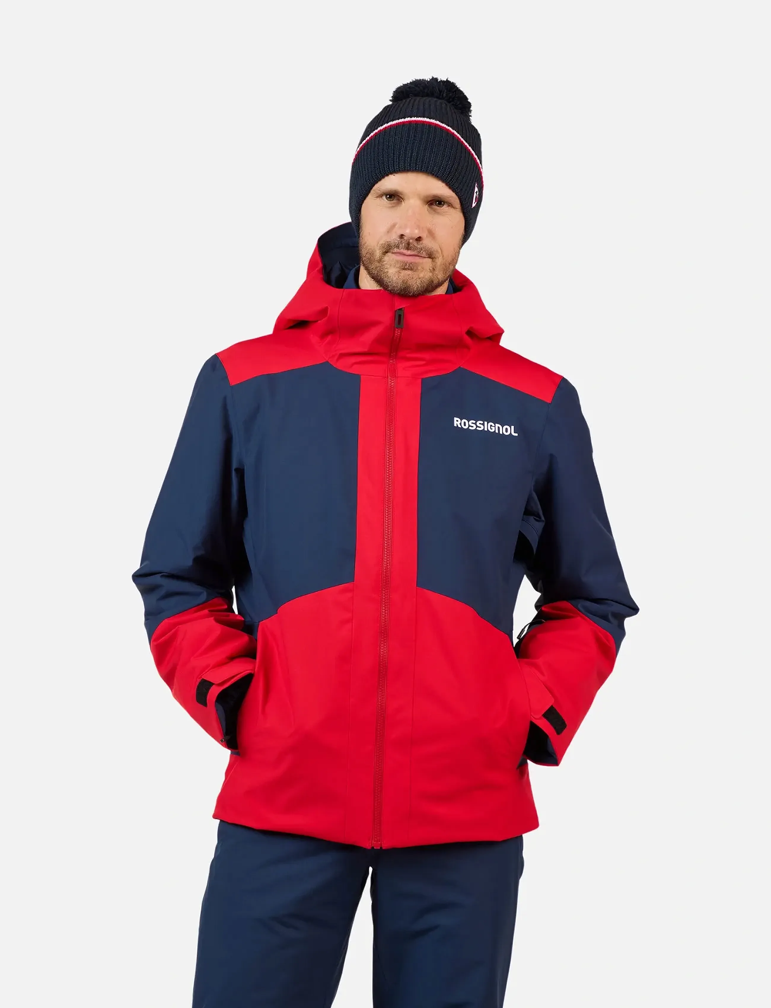 ROSSIGNOL - ROCHRUN INSULATED JKT - slidinėjimo striukės - sports red - 0