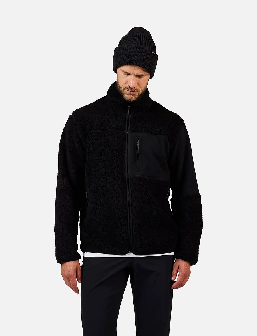 ROSSIGNOL - ALLTRACK FZ SHERPA JKT - fleece & mellanlager - black - 0