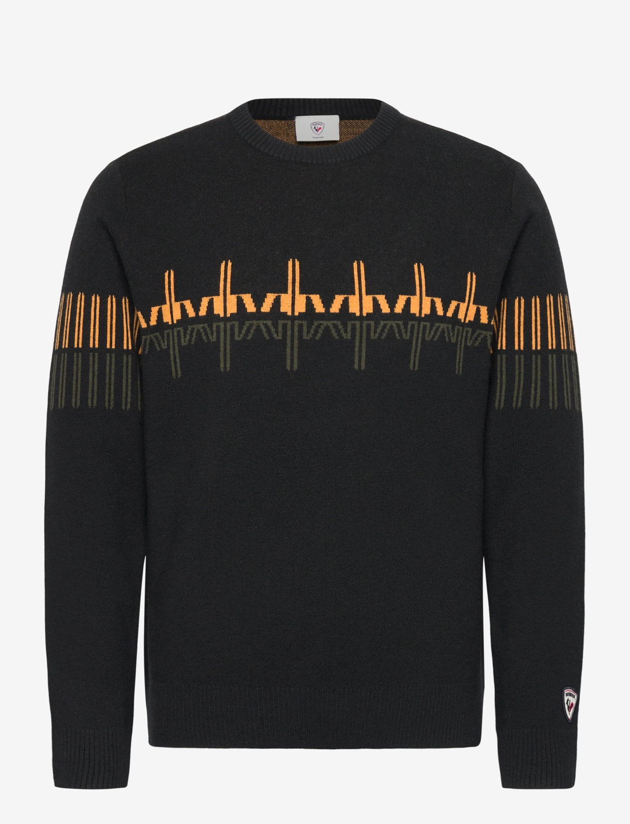 ROSSIGNOL - PATTERNED CN SWEATER - mehed - black - 0