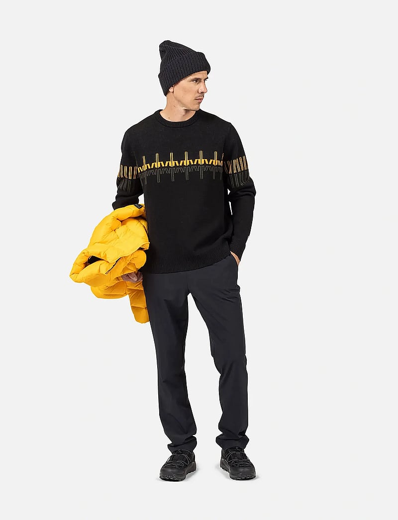 ROSSIGNOL - PATTERNED CN SWEATER - sweatshirts - black - 3