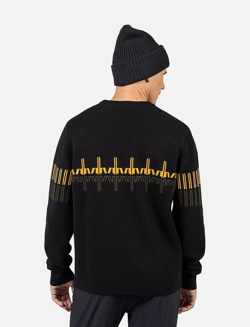 ROSSIGNOL - PATTERNED CN SWEATER - sweatshirts - black - 4