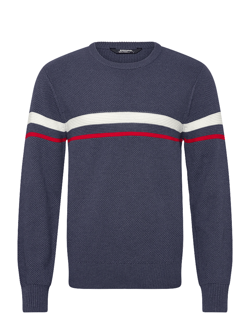 ROSSIGNOL - M KNITTED CN SWEATER - sweatshirts - navy - 1