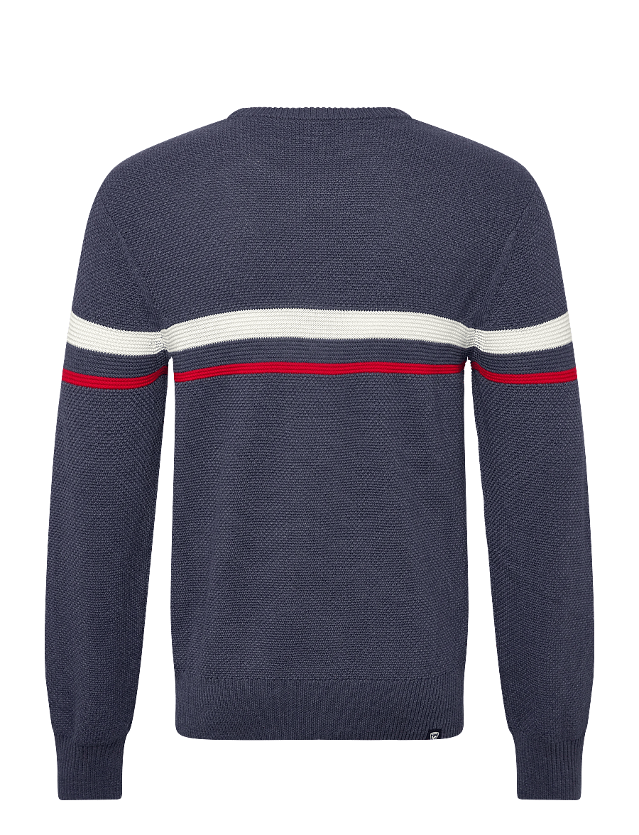 ROSSIGNOL - M KNITTED CN SWEATER - sweatshirts - navy - 2