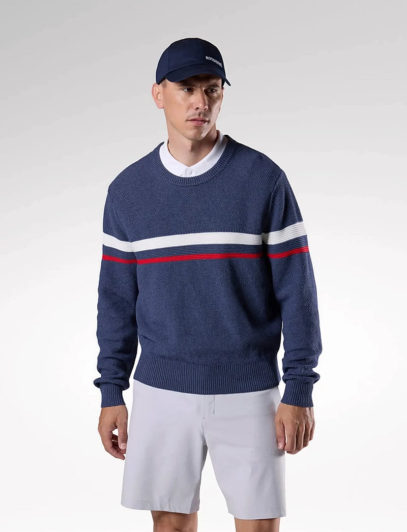 ROSSIGNOL - M KNITTED CN SWEATER - sweatshirts - navy - 0