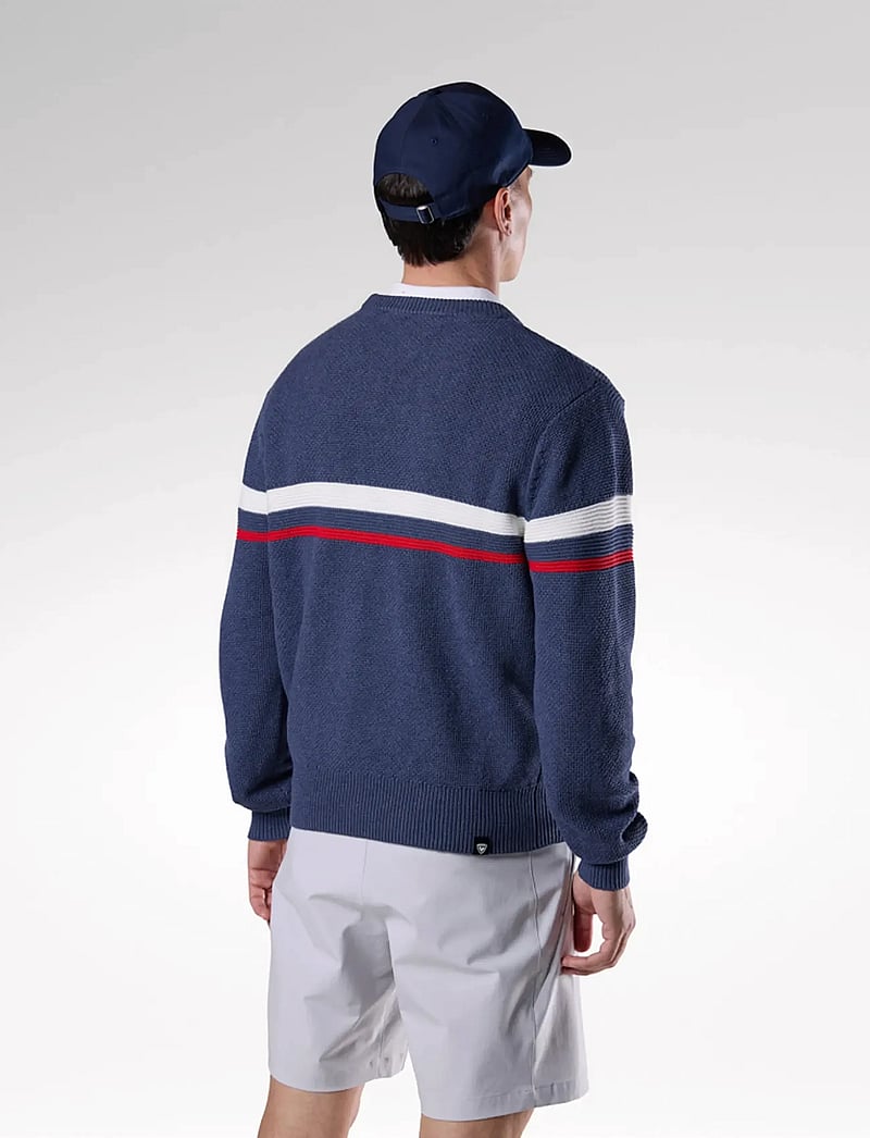 ROSSIGNOL - M KNITTED CN SWEATER - sweatshirts - navy - 3