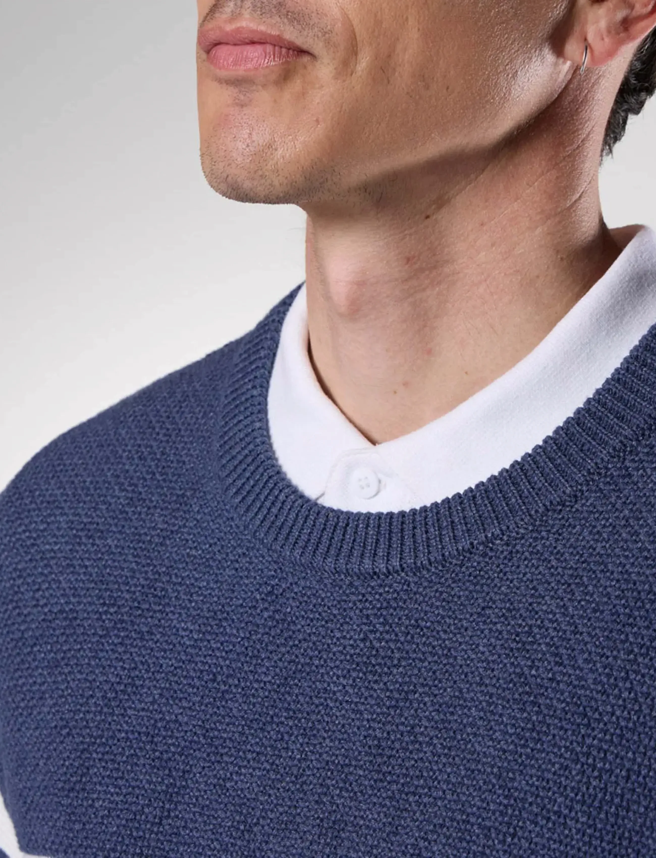 ROSSIGNOL M Knitted Cn Sweater stickade tröjor herr – bild 5