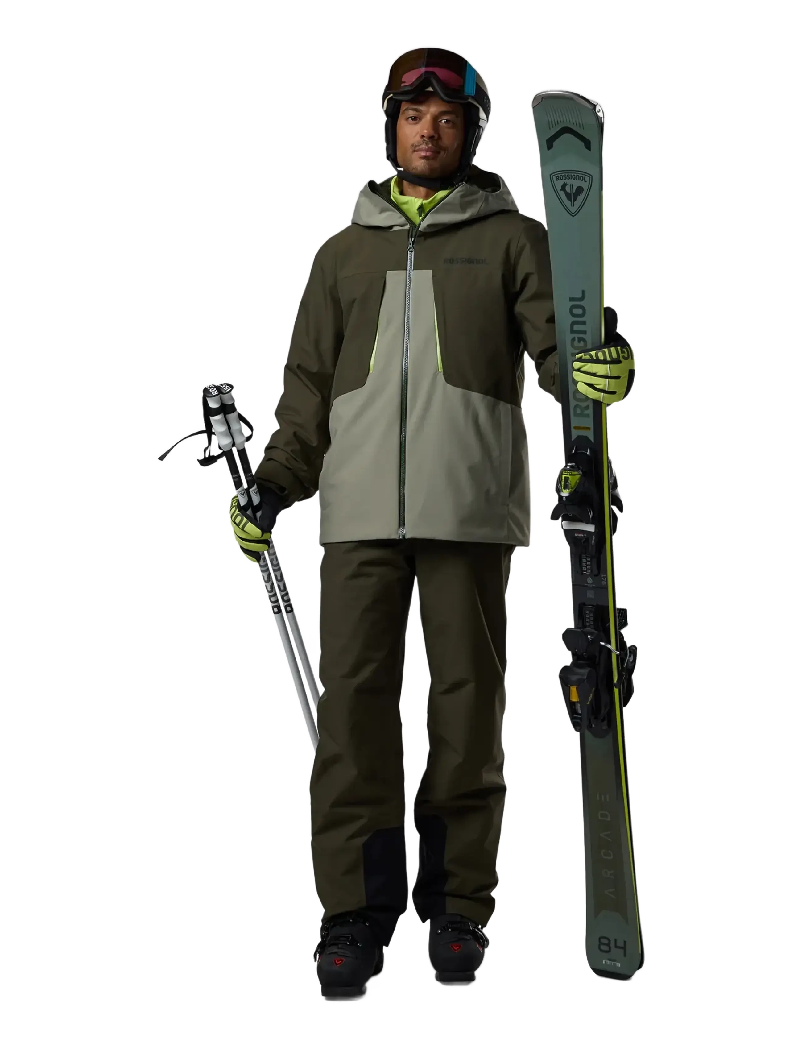ROSSIGNOL - INSULATED SKI PANT - skibukser - olive shadow - 2