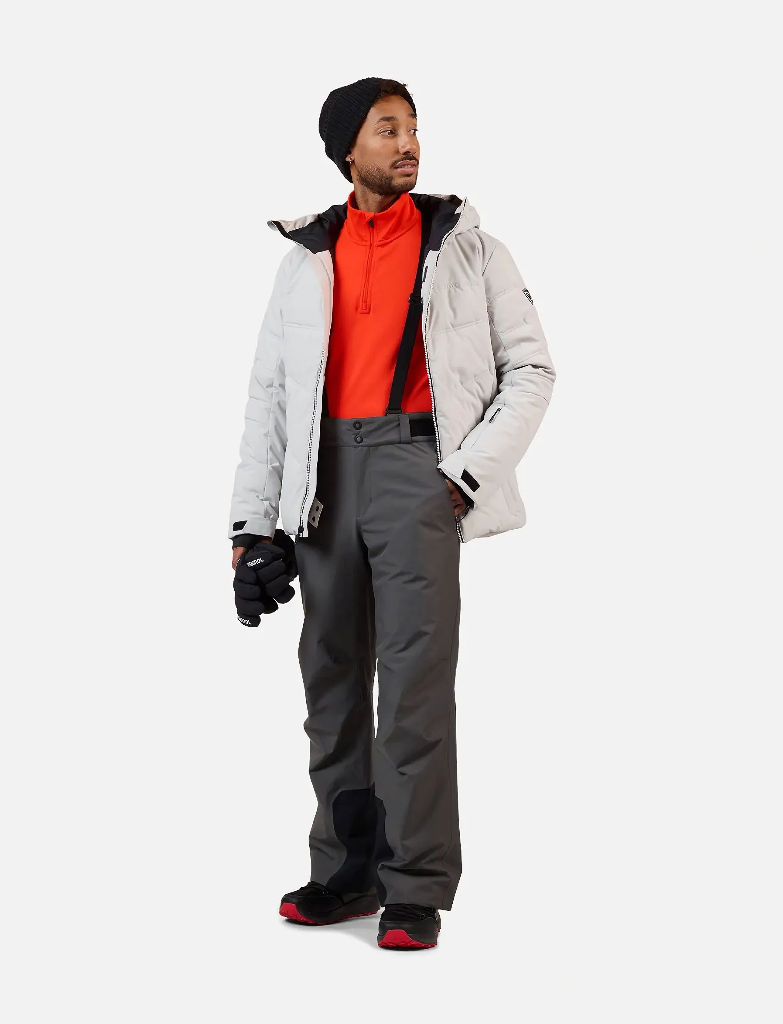 ROSSIGNOL - INSULATED SKI PANT - skidbyxor - onyx grey - 3