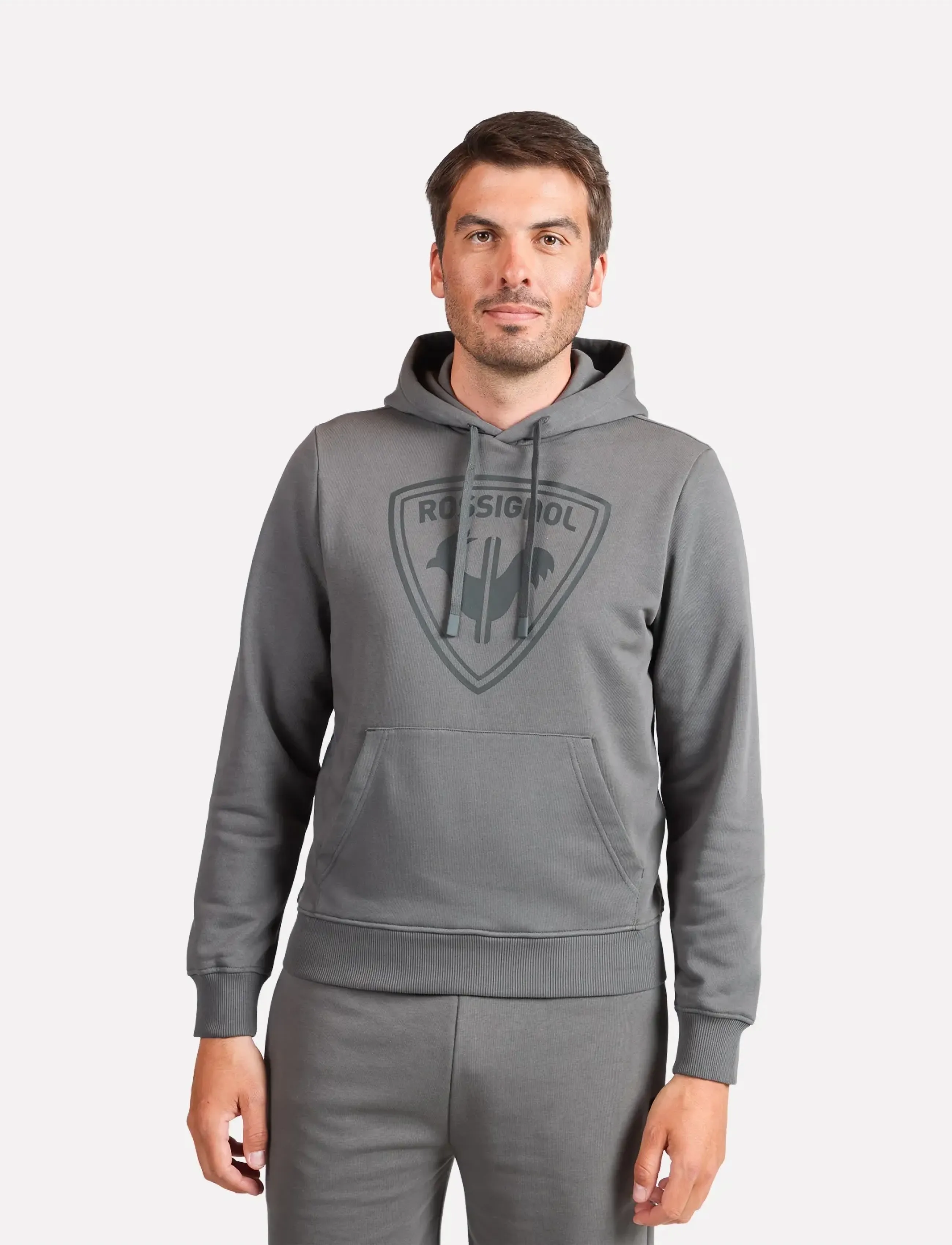 ROSSIGNOL M Cliffside H, M, Grey, Sport Sweatshirts & Hoodies > Sport Hoodies, Herre