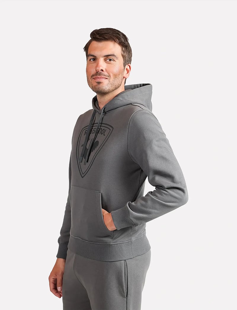 ROSSIGNOL - M CLIFFSIDE H - kapuutsiga dressipluusid - onyx grey - 5