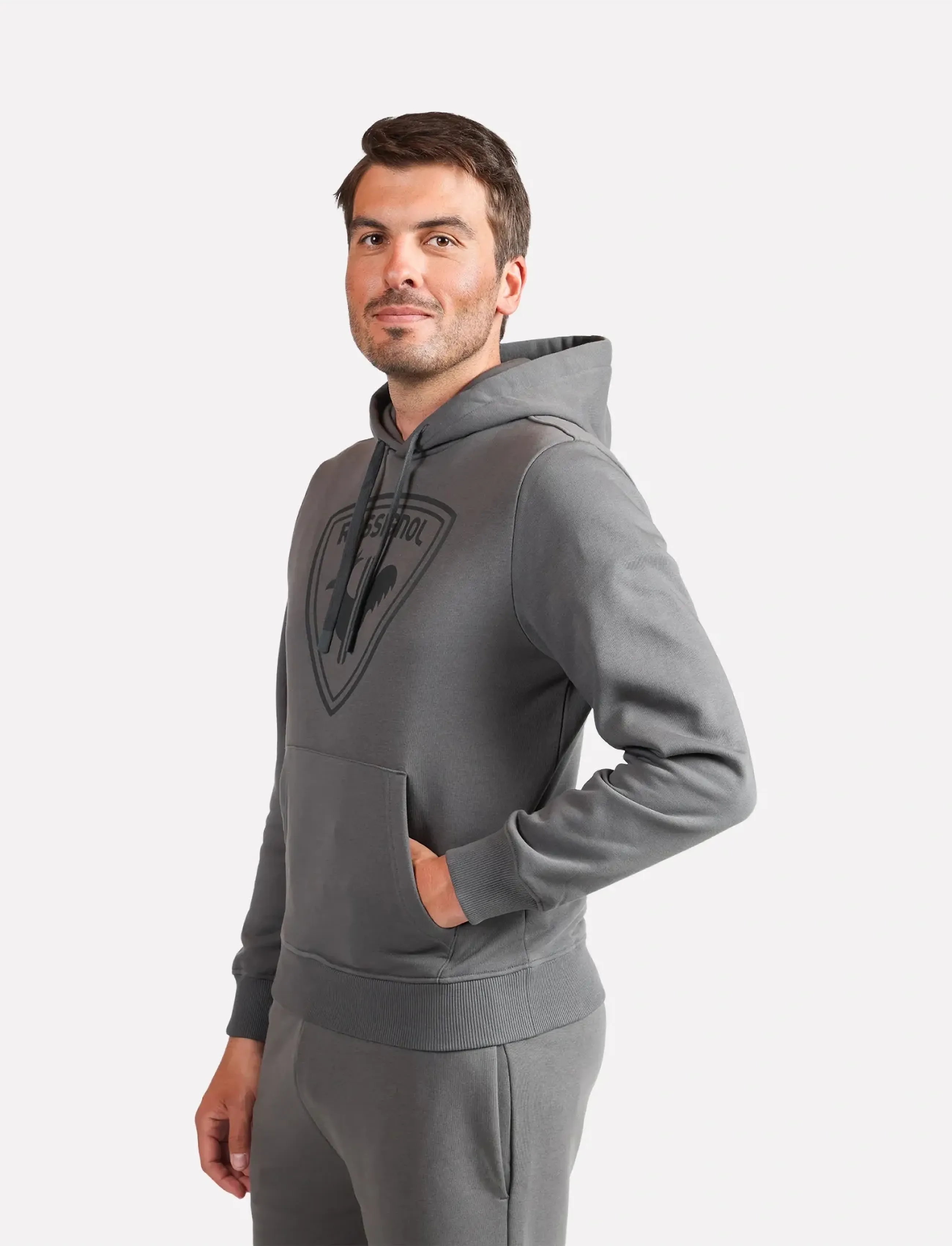 ROSSIGNOL - M CLIFFSIDE H - huvtröjor - onyx grey - 5