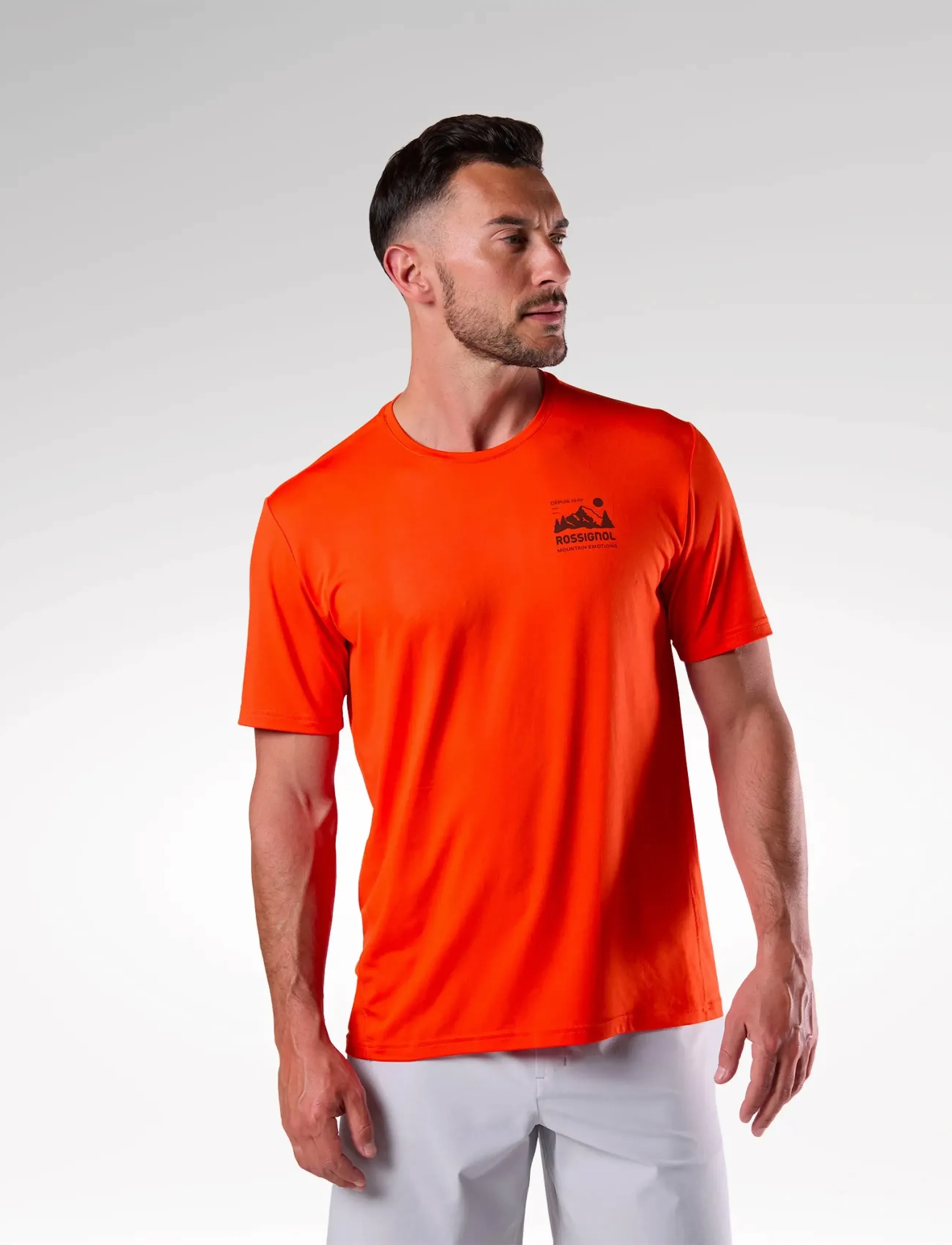 ROSSIGNOL M Graphic Active Tee, S, Orange, Sport Overdele > Sport T-shirts, Herre