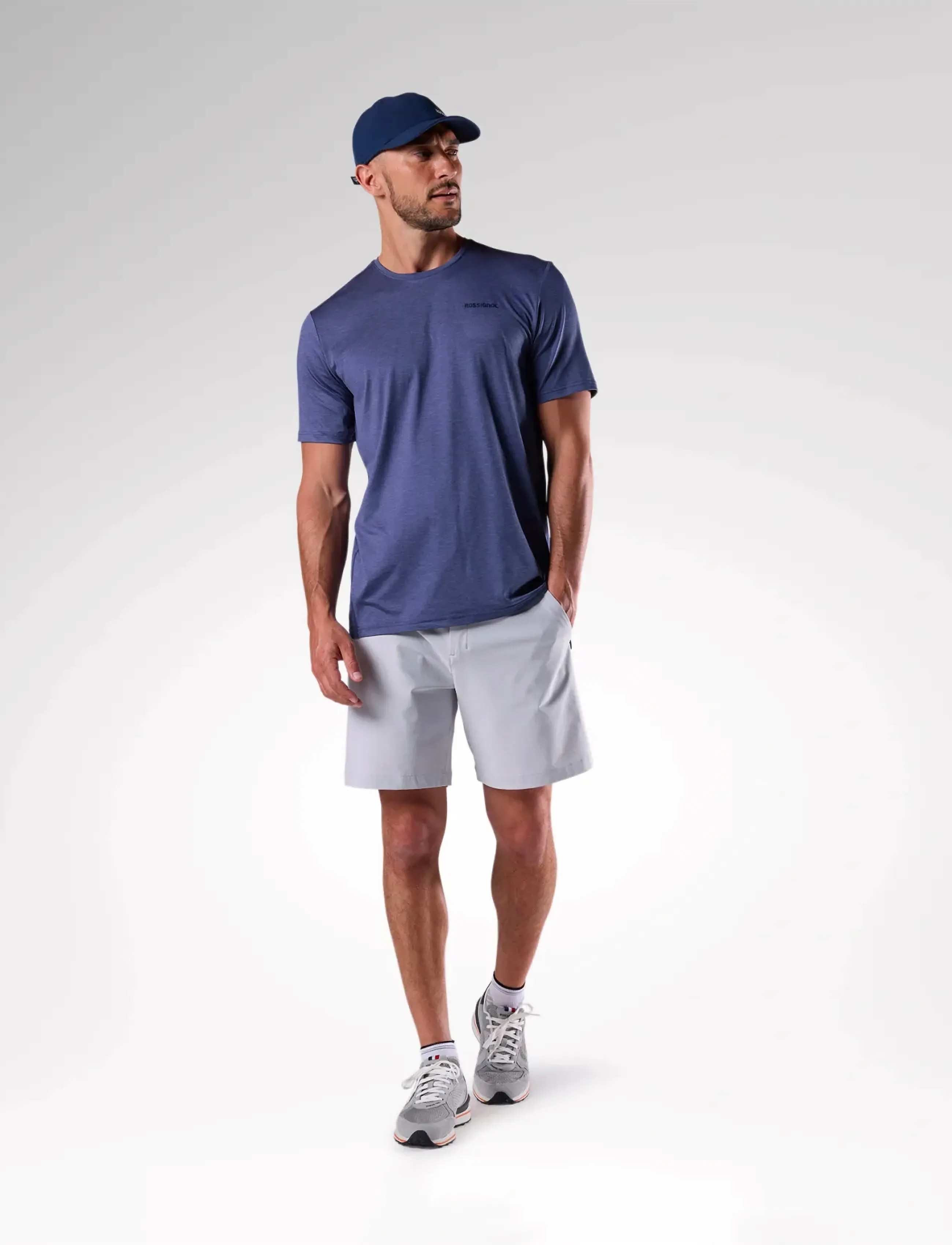 ROSSIGNOL - M GRAPHIC ACTIVE TEE - t-shirts - true night blue htr - 2