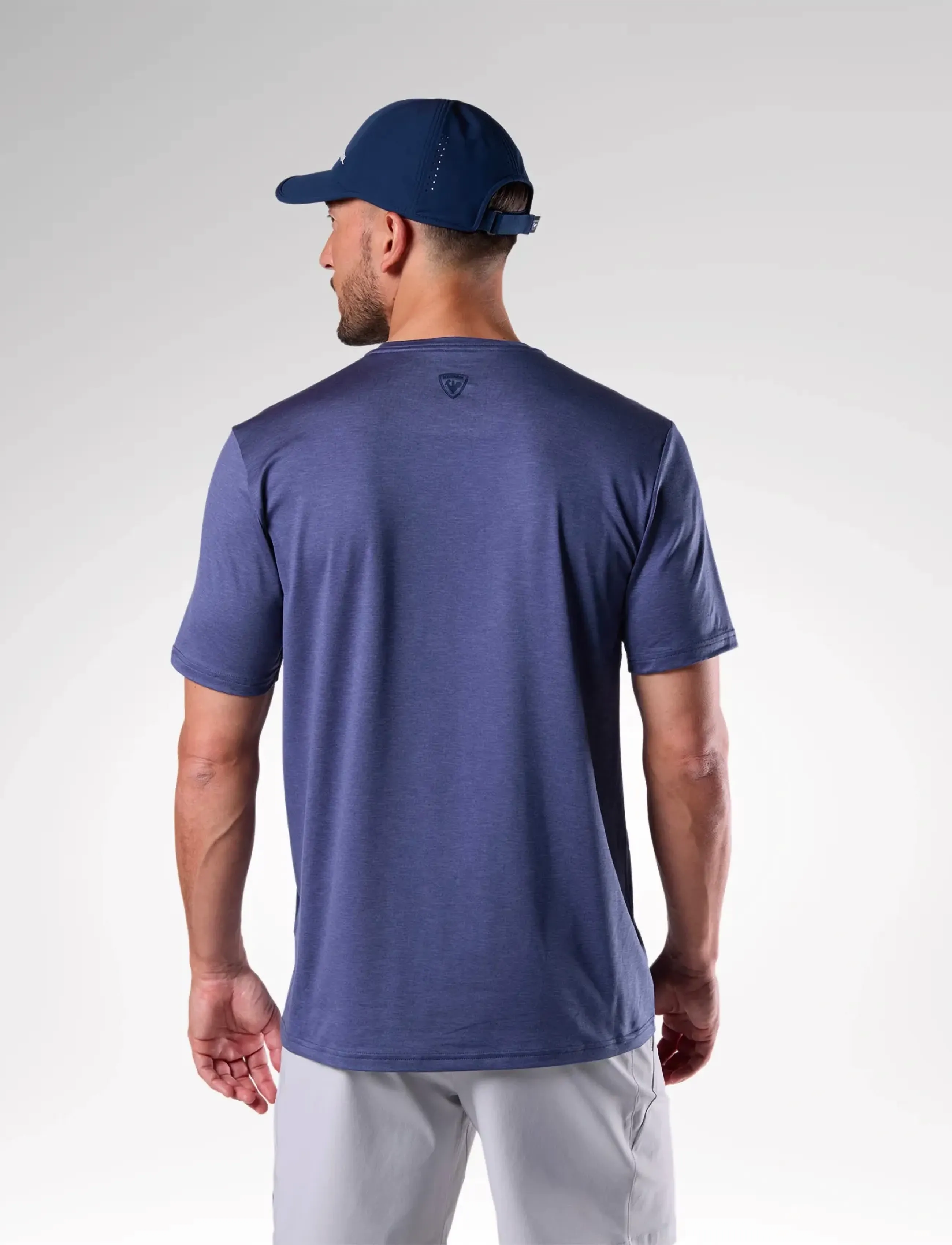 ROSSIGNOL - M GRAPHIC ACTIVE TEE - t-shirts - true night blue htr - 3