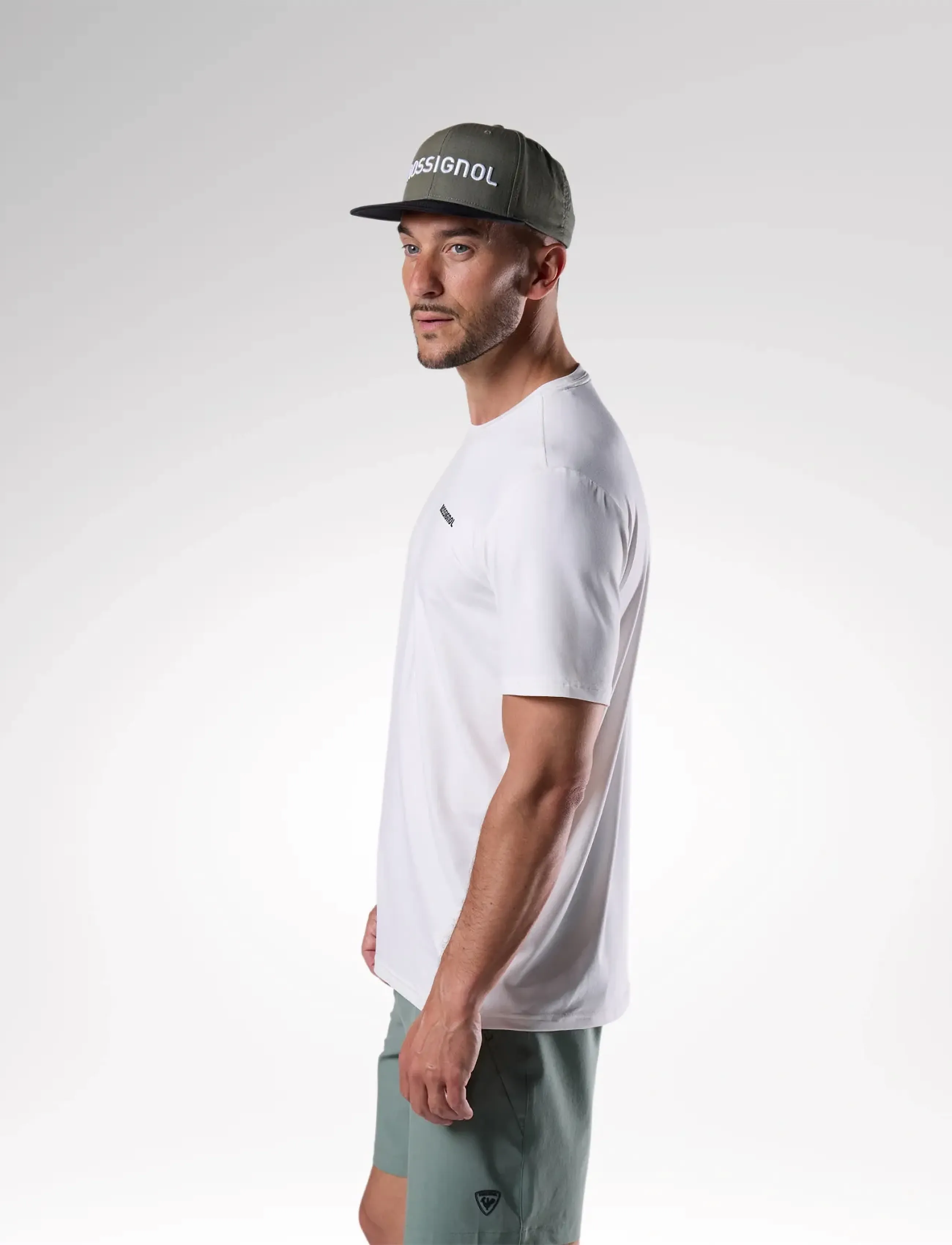 ROSSIGNOL - M GRAPHIC ACTIVE TEE - laveste priser - white - 4