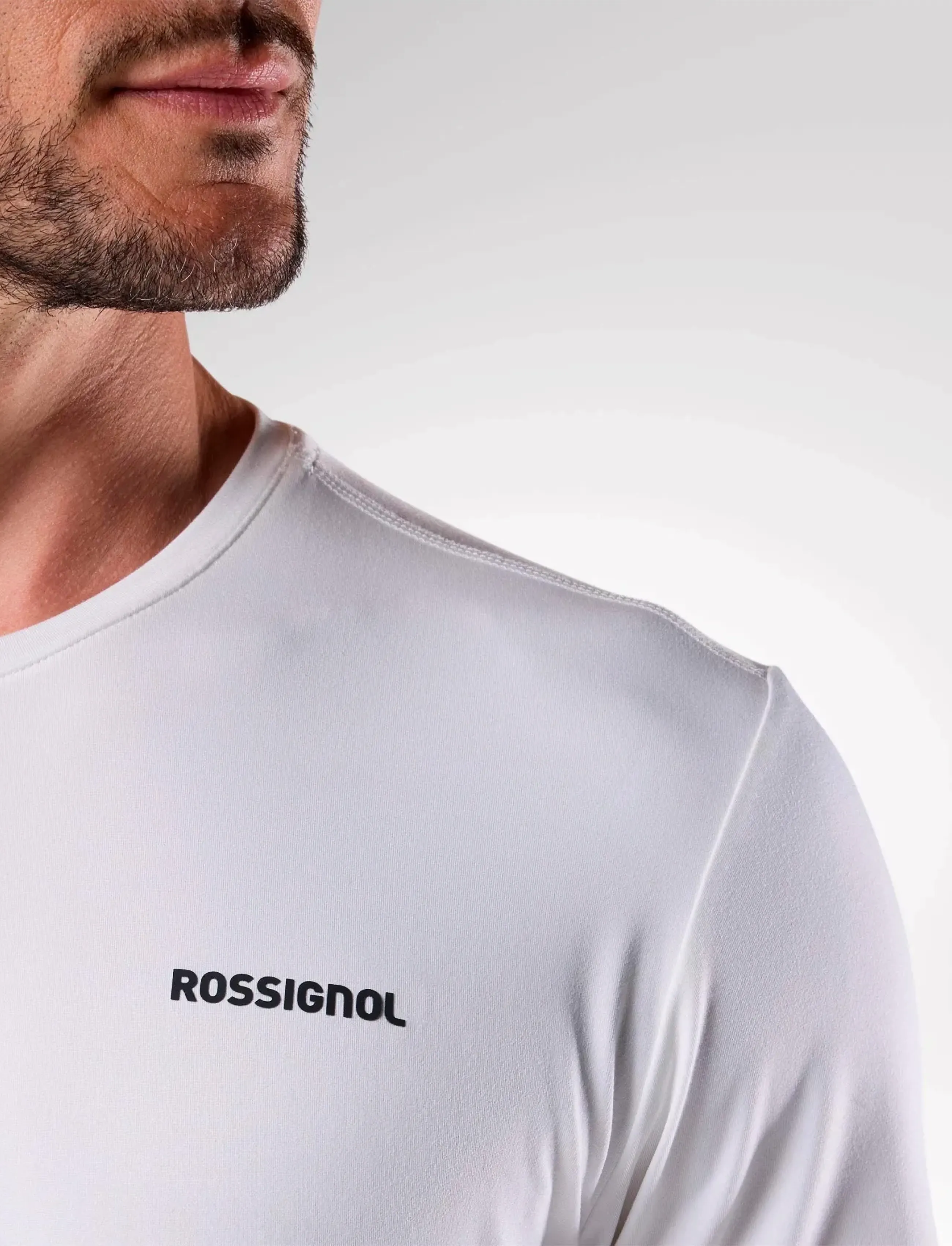 ROSSIGNOL - M GRAPHIC ACTIVE TEE - laveste priser - white - 5