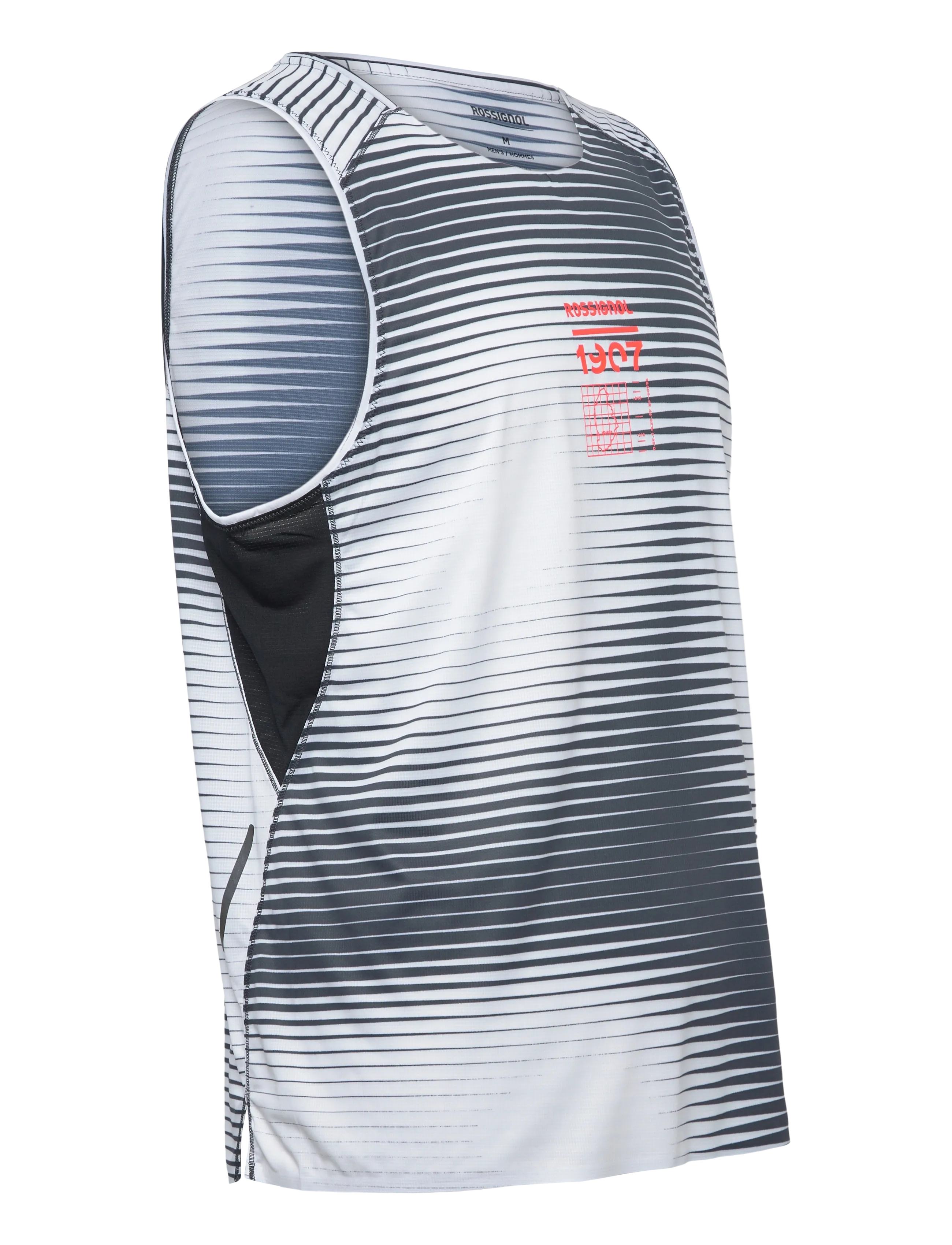 ROSSIGNOL - M SAPA ULTRA TANK - tank tops - black line fogg - 3
