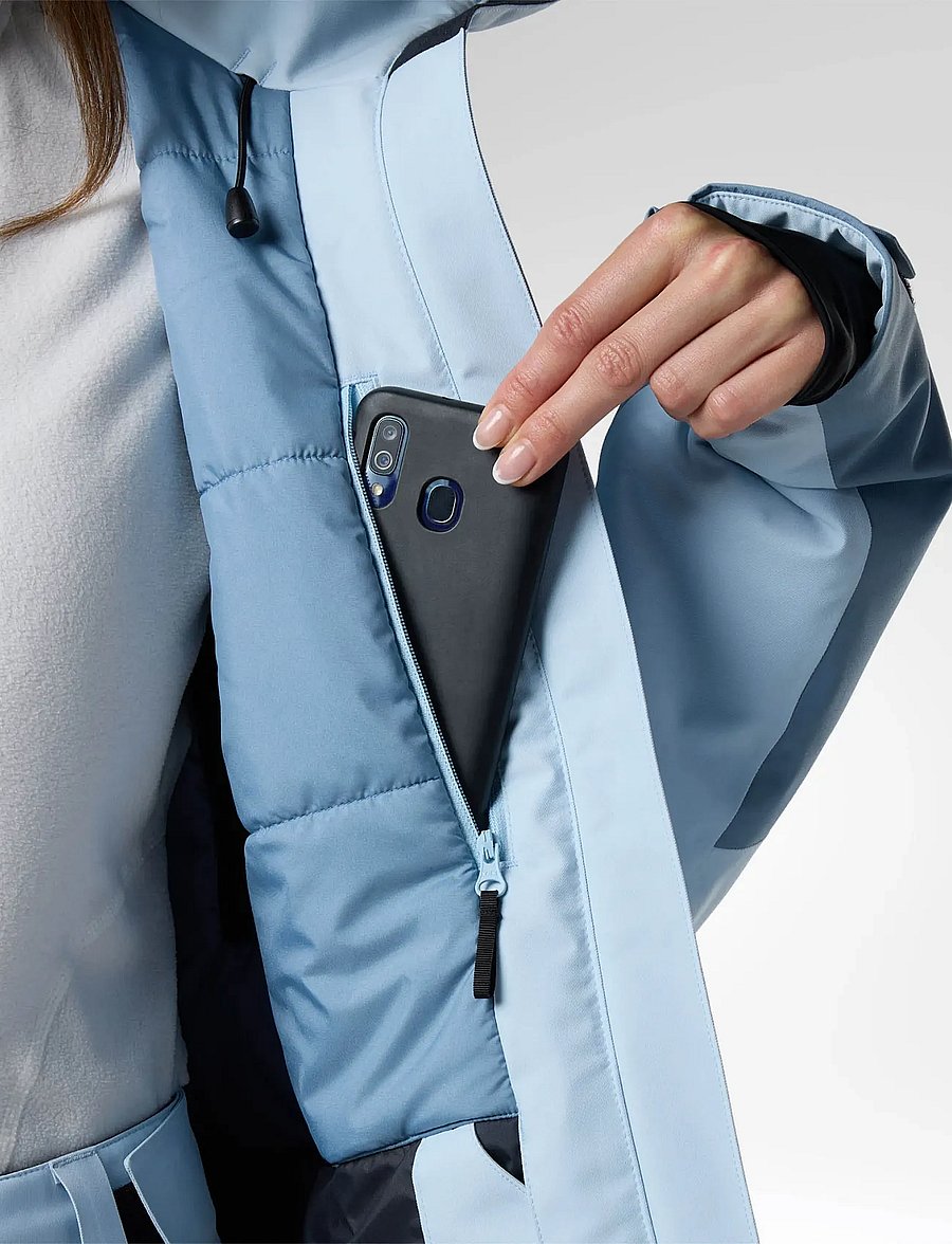 ROSSIGNOL - W ROCHRUN INSULATED JKT - skidkläder - blue aura / windward blue - 0