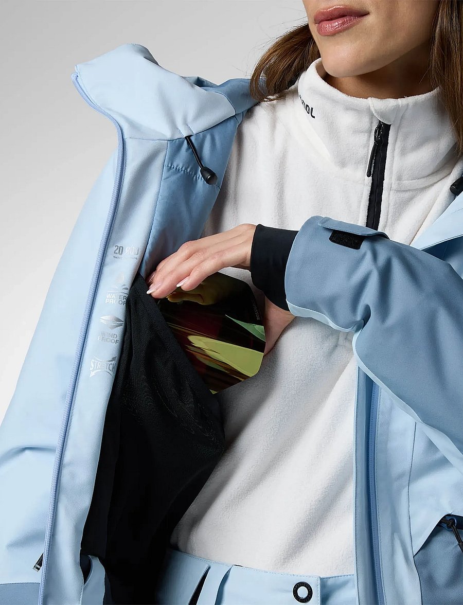 ROSSIGNOL - W ROCHRUN INSULATED JKT - skidkläder - blue aura / windward blue - 3