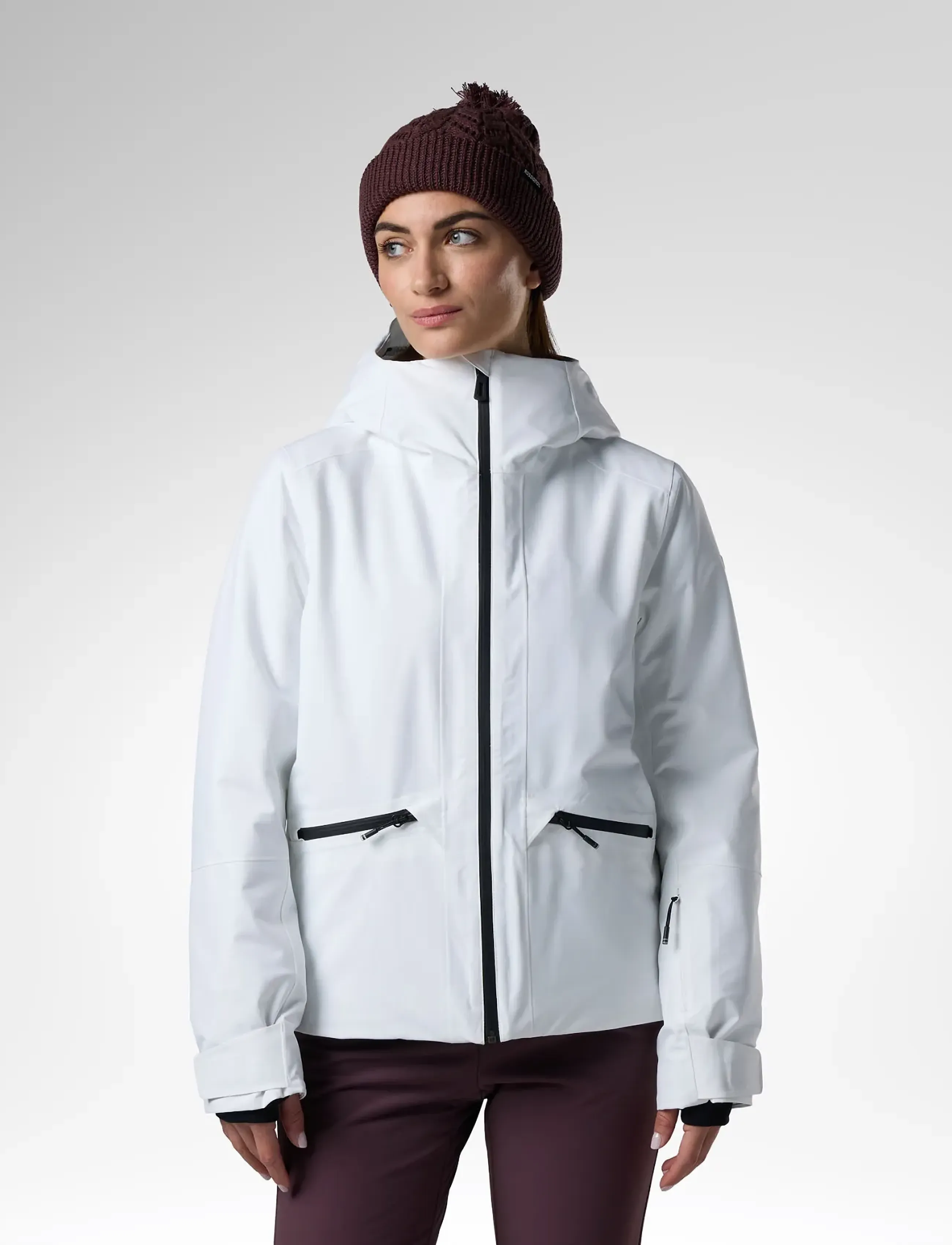 ROSSIGNOL - W ROCHRUN INSULATED JKT - ski-kleidung - white - 0